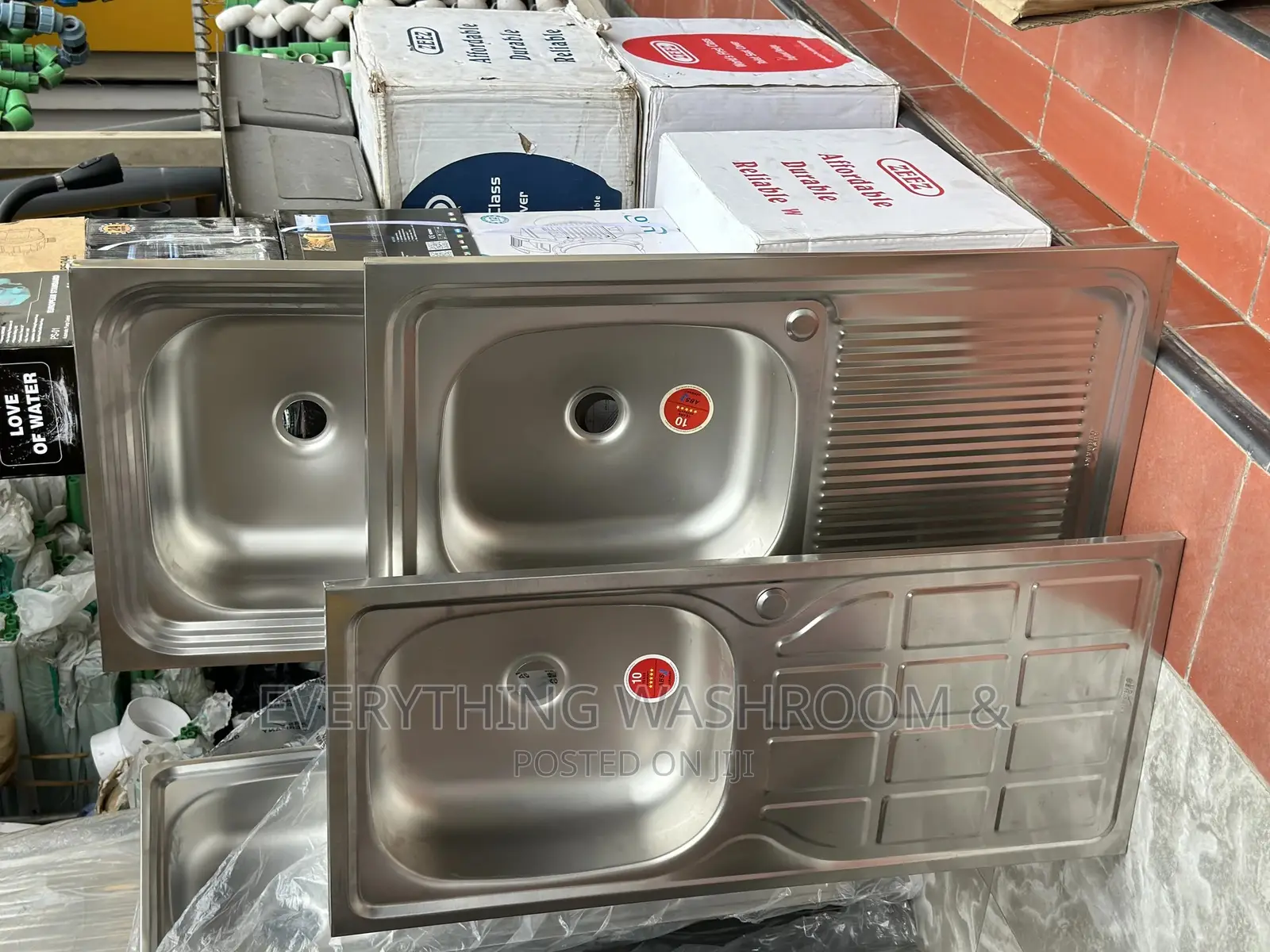 Block Laying Sink-Single Bowl+Single Arm Sink-Kitchen Sink