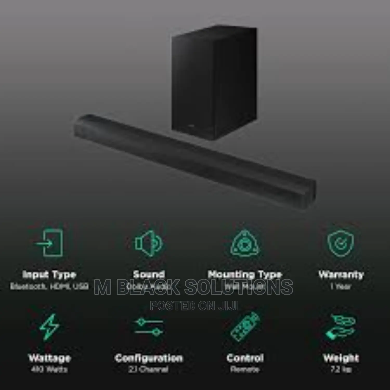 Samsung HW-B550 410W 2.1-Channel Soundbar System