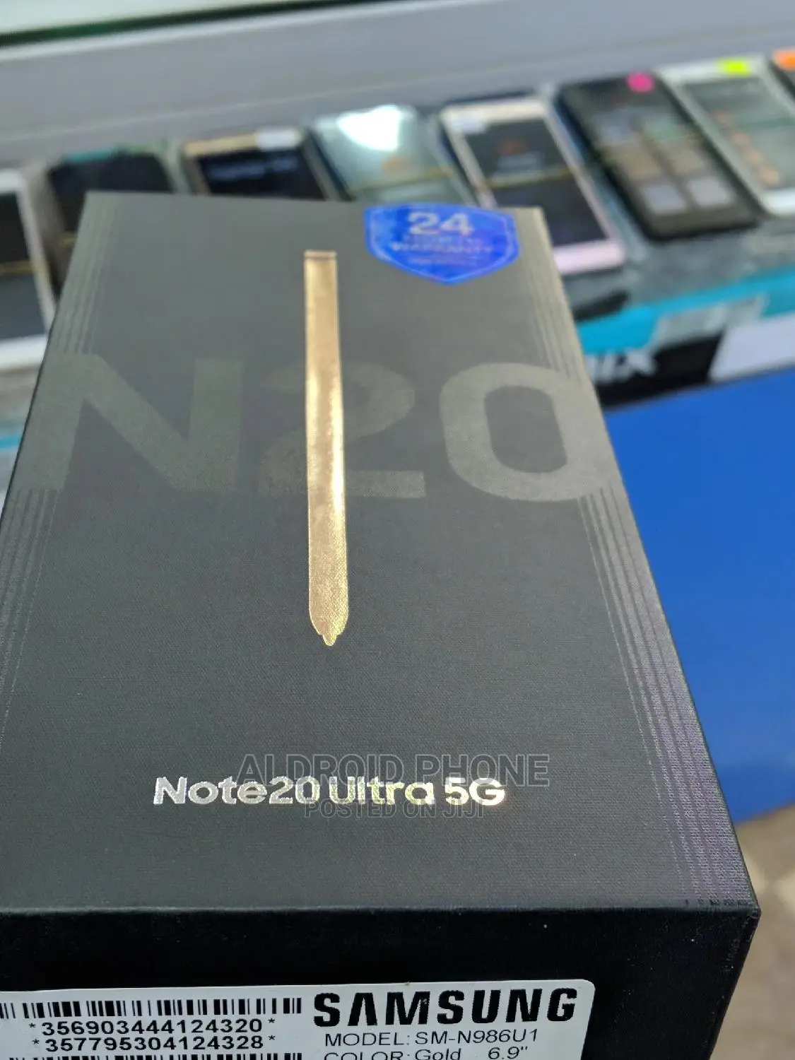New Samsung Galaxy Note 20 Ultra 5G 128 GB Gold