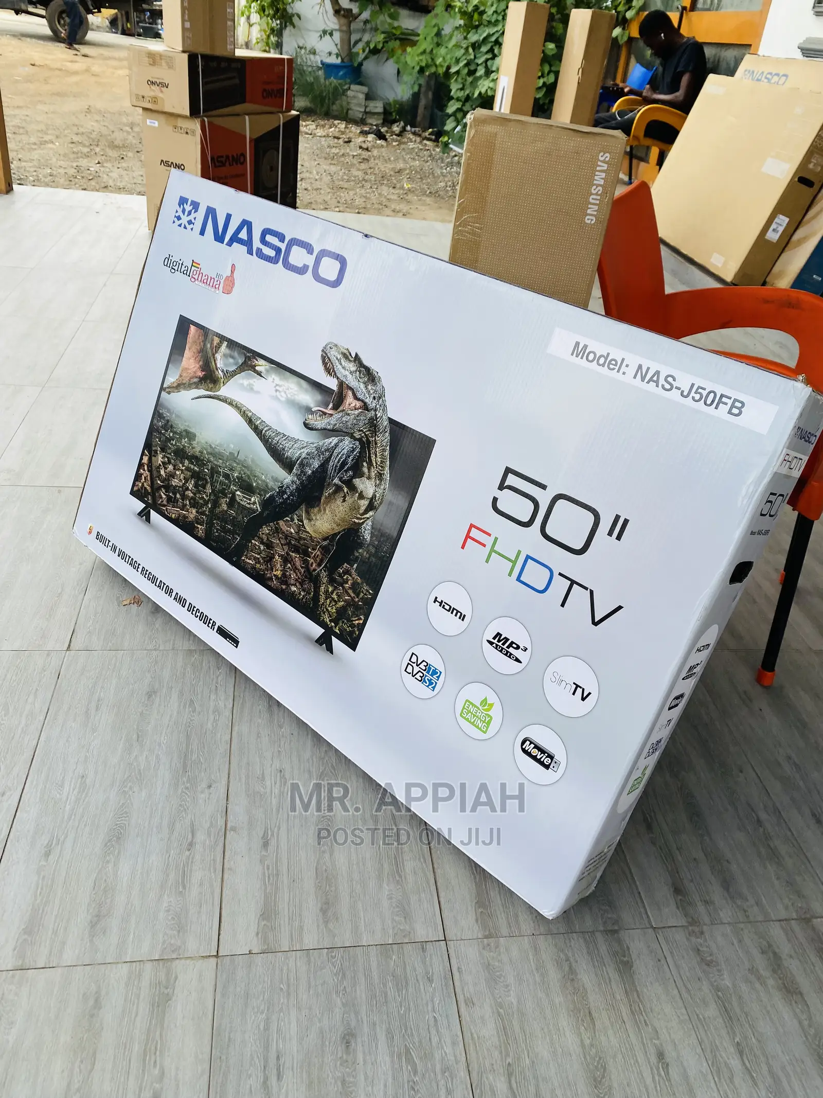 Black,Purchase Original Nasco 50” FHD Digital Satelite Tv