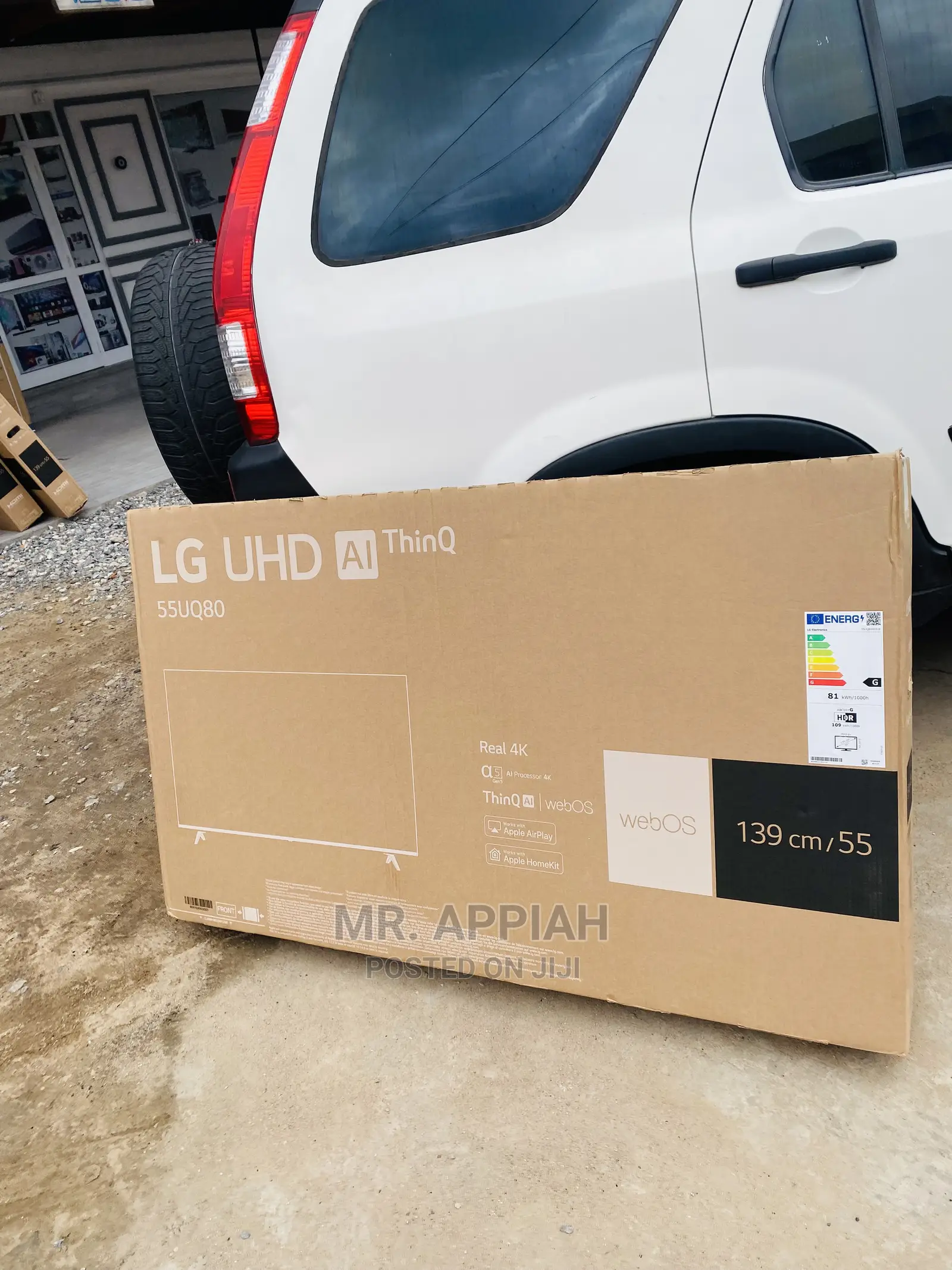 Extremely Quality LG 55 Inch Uhd Tv(55uq8000)Black.