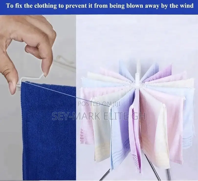 3 Tier Collapsible Umbrella Clothes Drying Rack