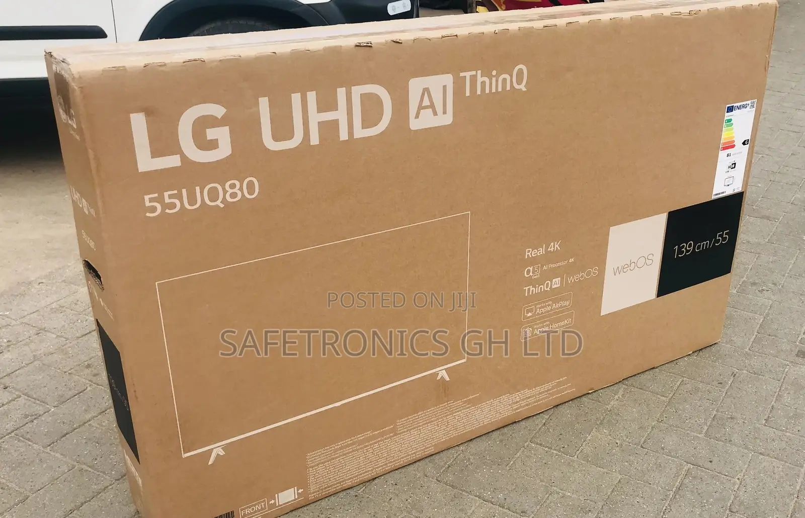 Design Lg UHD 55 Inches Glossy LED UQ80 Smart Tv