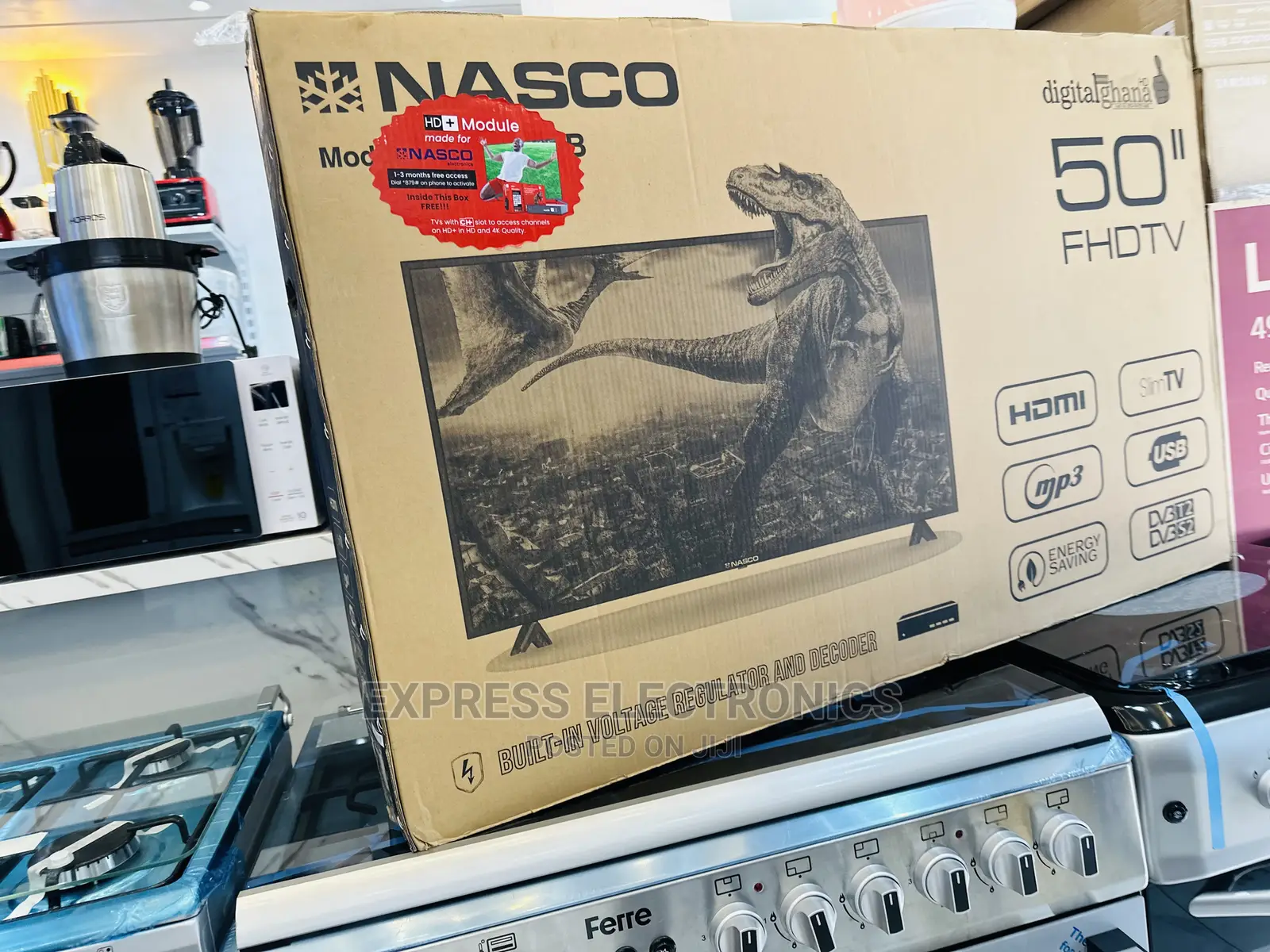 Unlimited Entertainment Nasco 50”FHD Satellite Digital Tv 