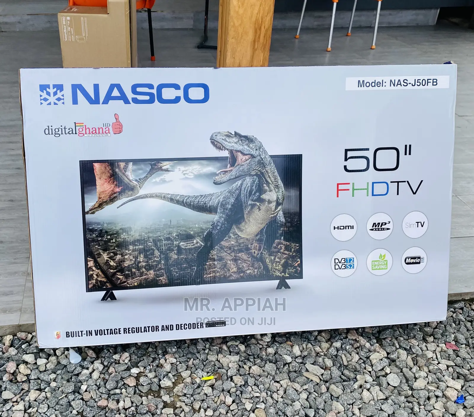 New Nasco 50 Inch Uhd Smart LED Tv(Black) 