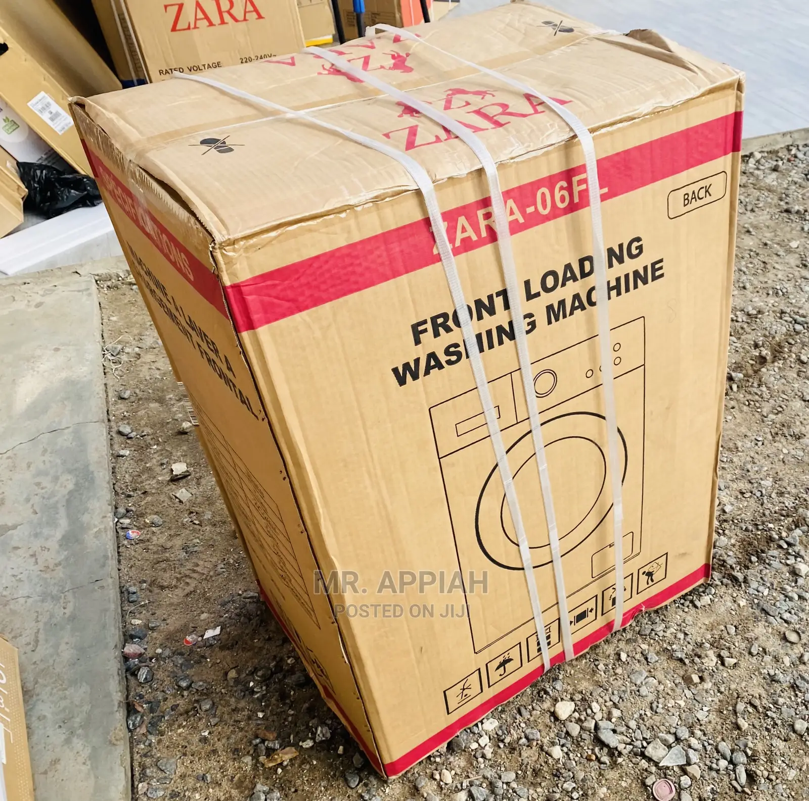 Auto Clean Zara 6kg Front Load Washing Machine(White)