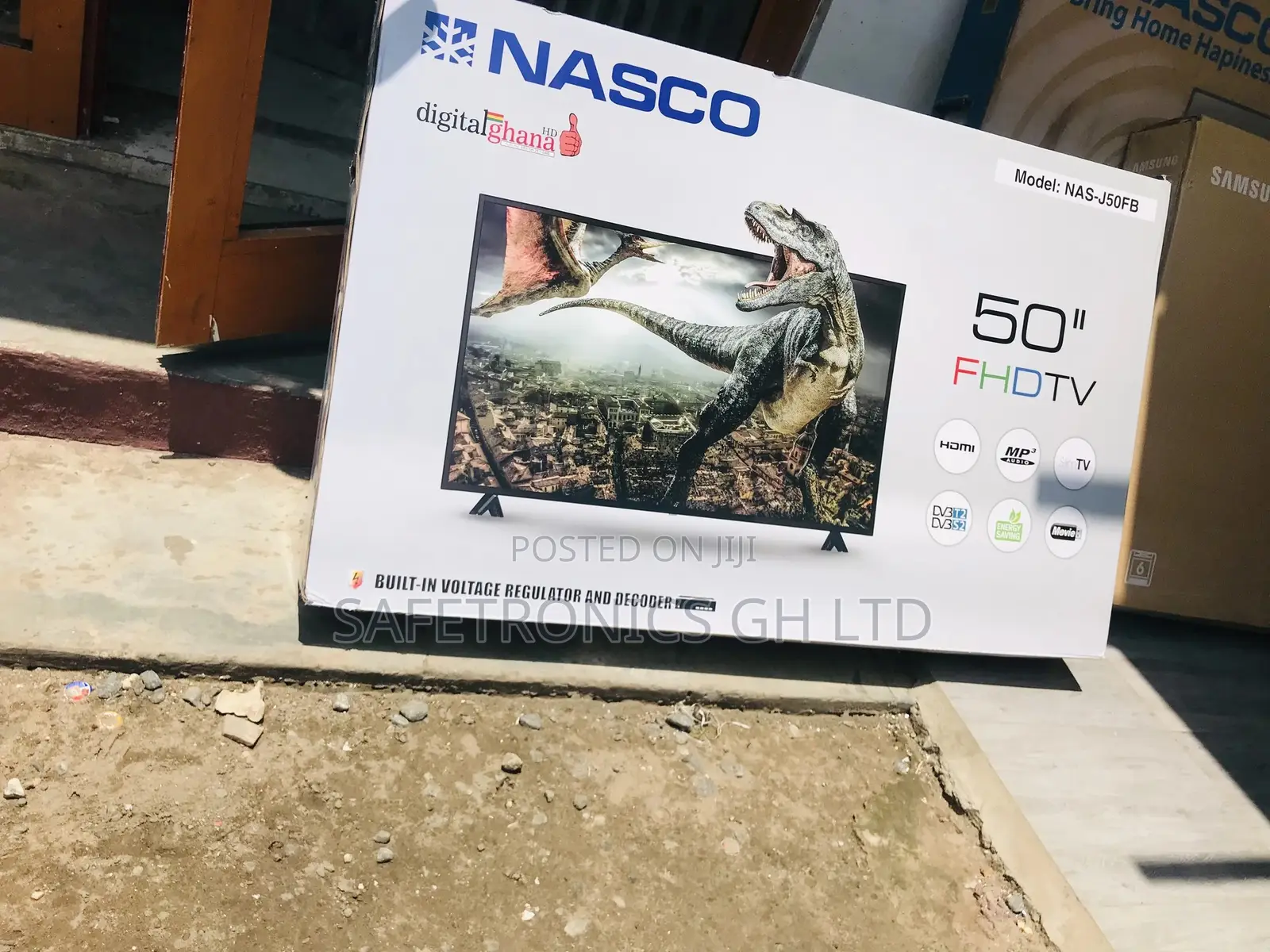 Long Lasting Nasco 50 Inches Glossy LED Affordable Tv