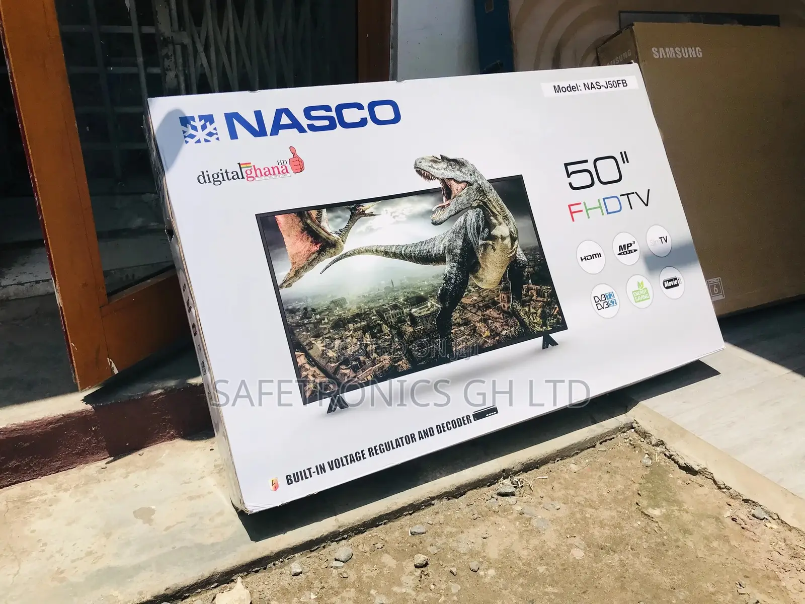 Long Lasting Nasco 50 Inches Glossy LED Affordable Tv