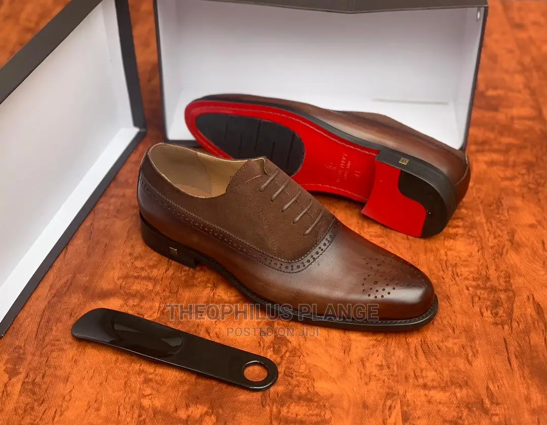 Classic Men Shoes Brown. Frank Perry