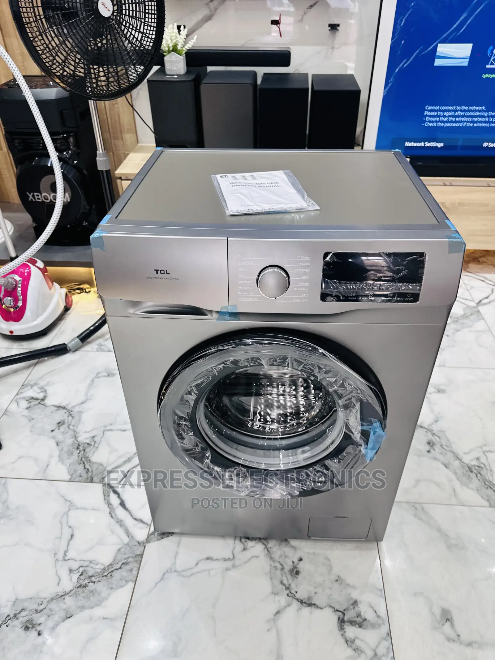Call  and Order P609fl 9kg Front Load TCL Washing Machine