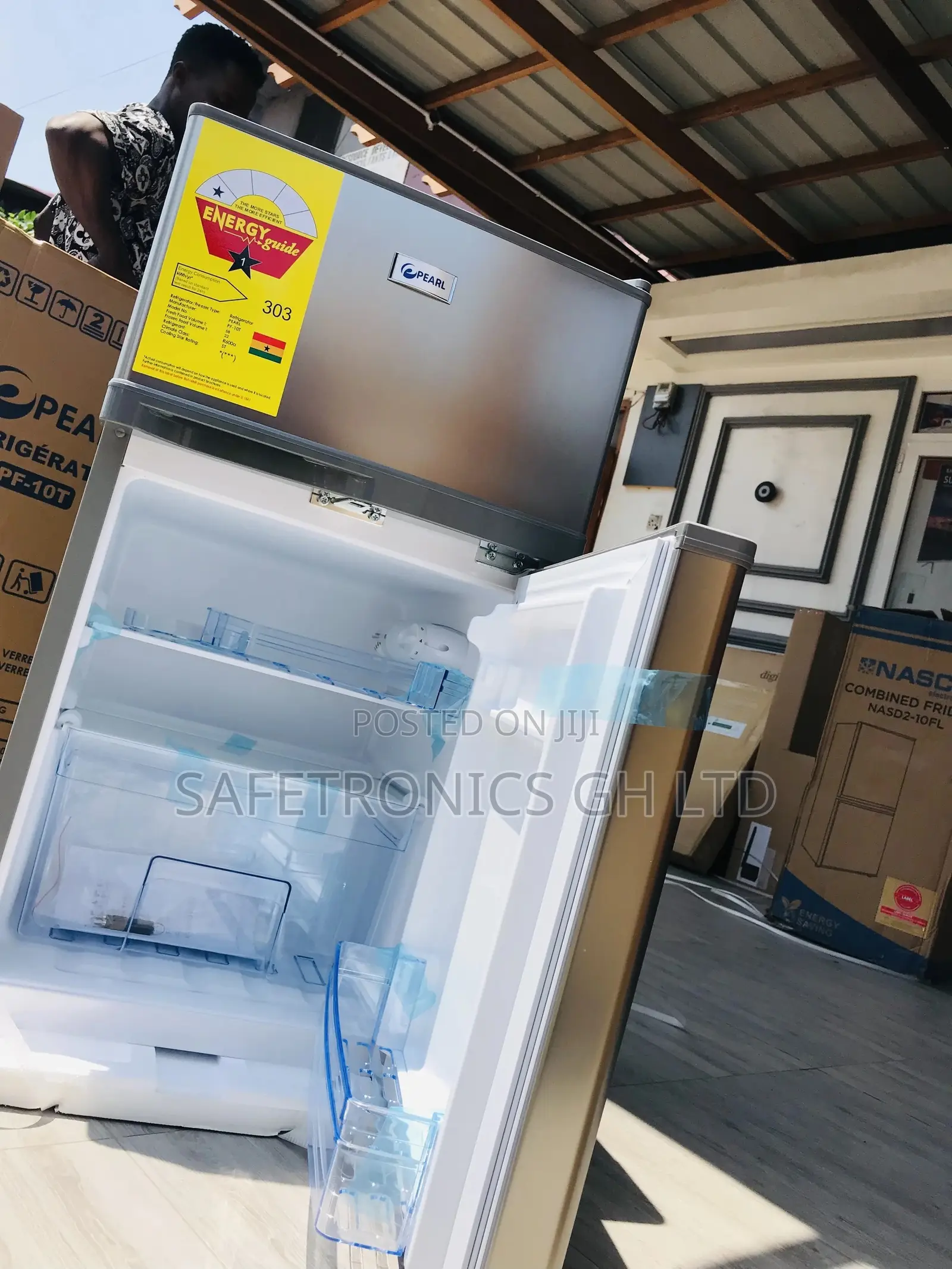 Elegant PF-10T Doubledoor Topfreezer Fridge Pearl