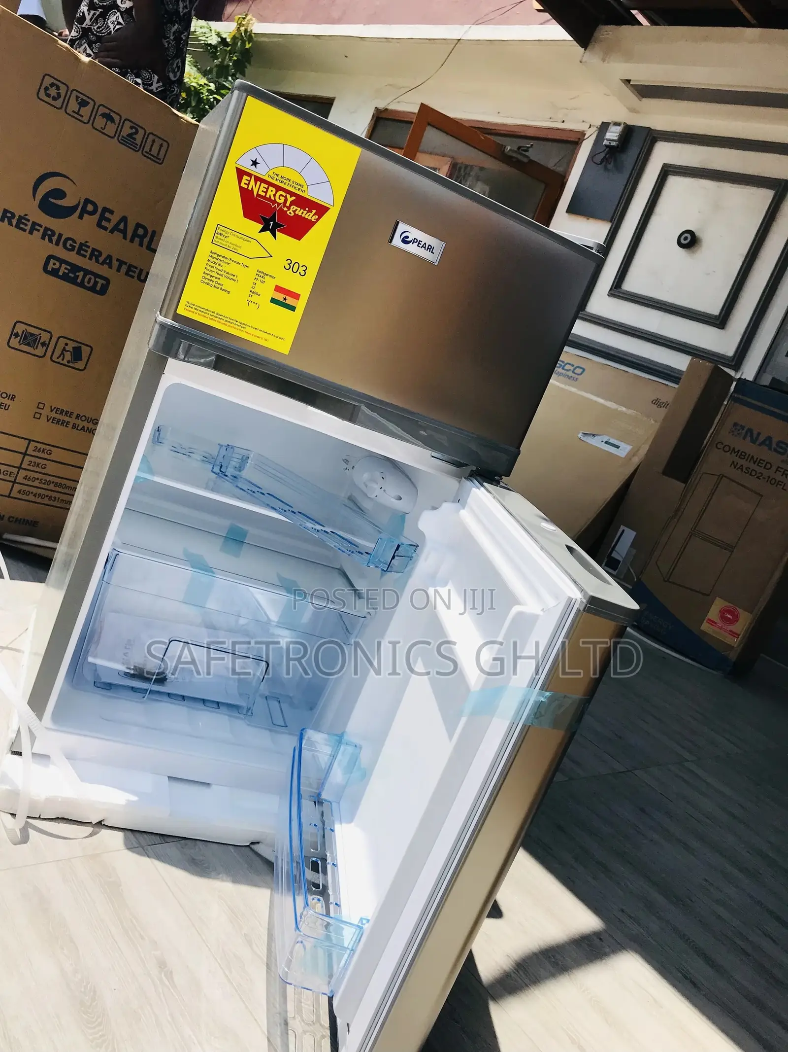 Newly Arrived Pf-10t Fridge Topfreezer Doubledoor Pearl 