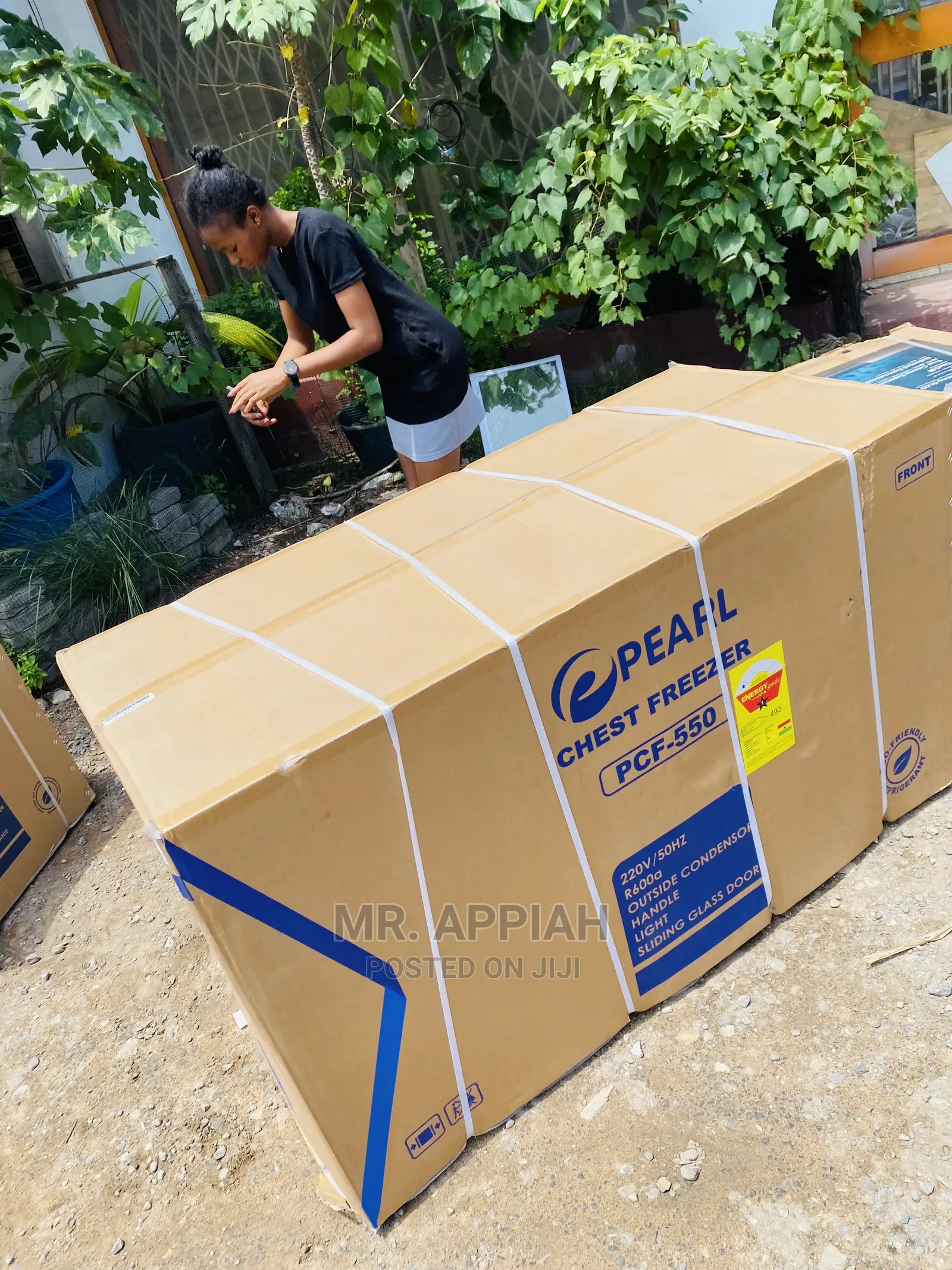 Original Pearl 400L Double Door Freezer(PCF-550)