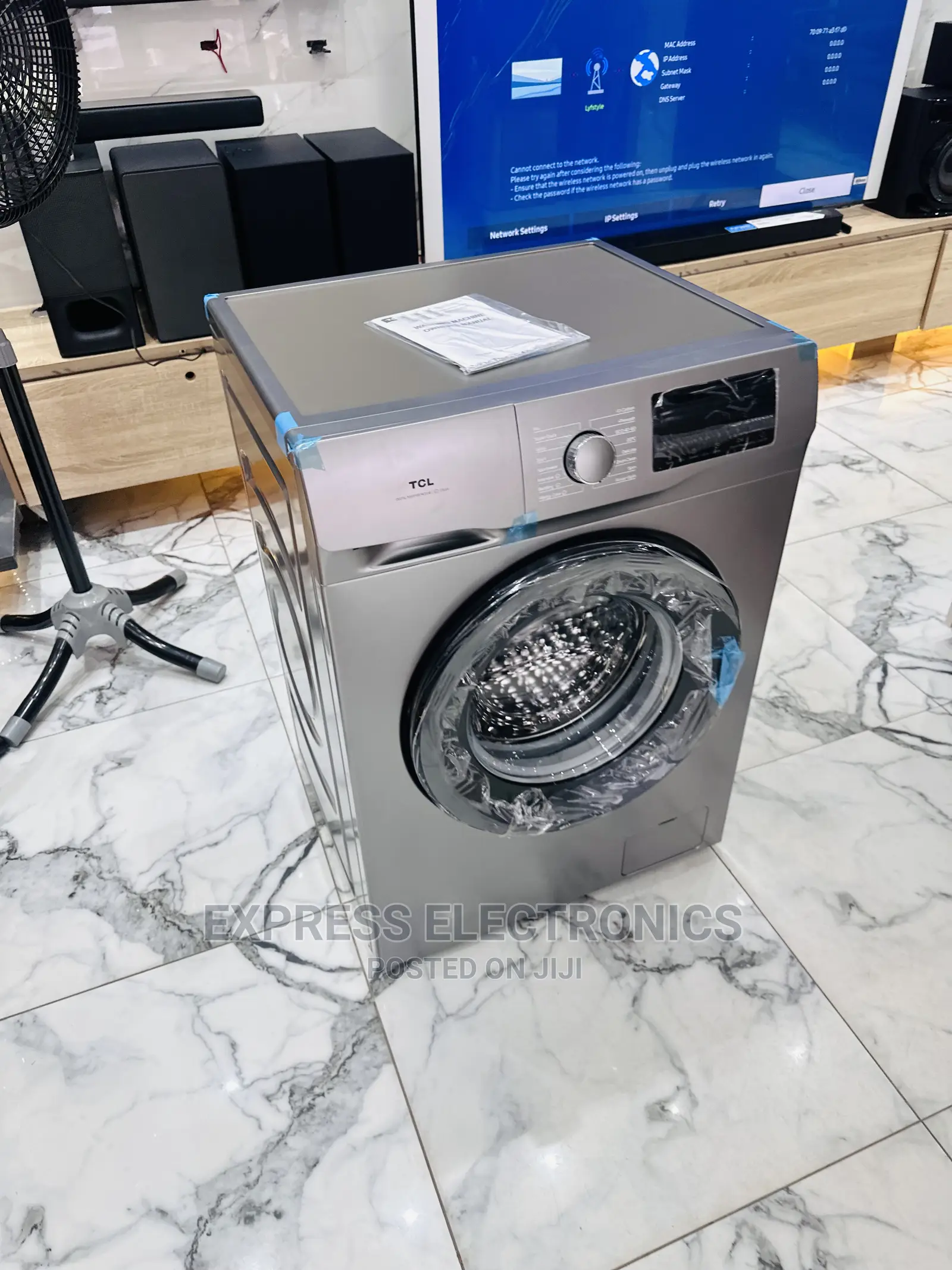 Low Noise TCL P609fl 9kg Front Load WASHING MACHINE