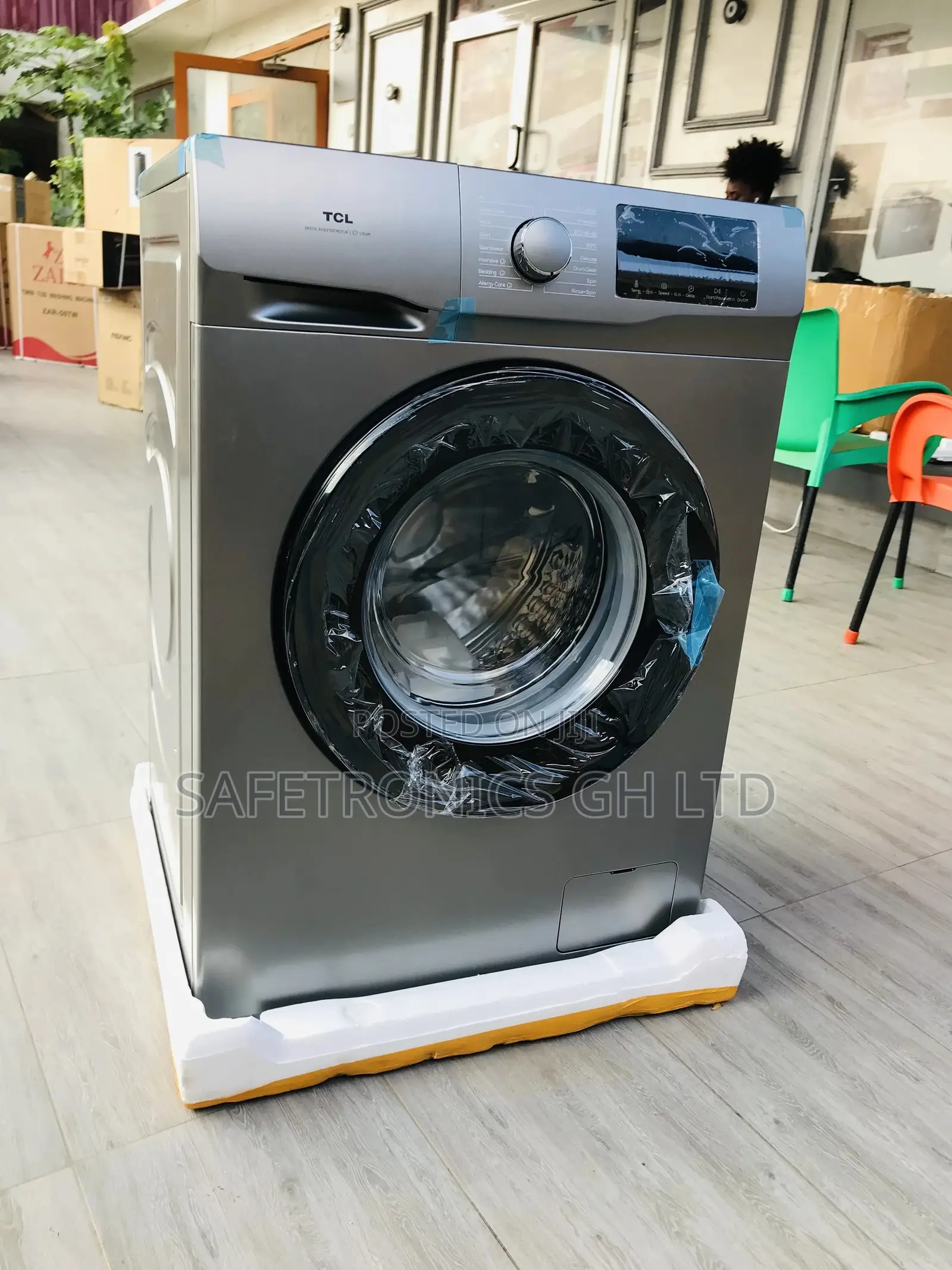 9kg P609fl Frontload Washingmachine TCL Fullyautomatic