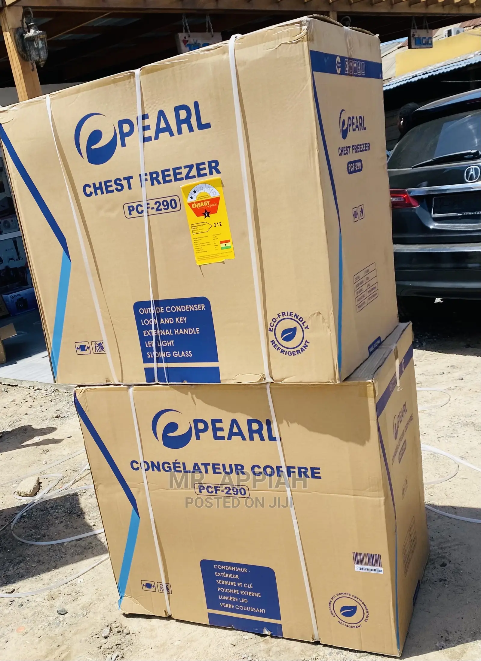 Lovely  Pearl PCF-290 Single Door Freezer(Gray) 