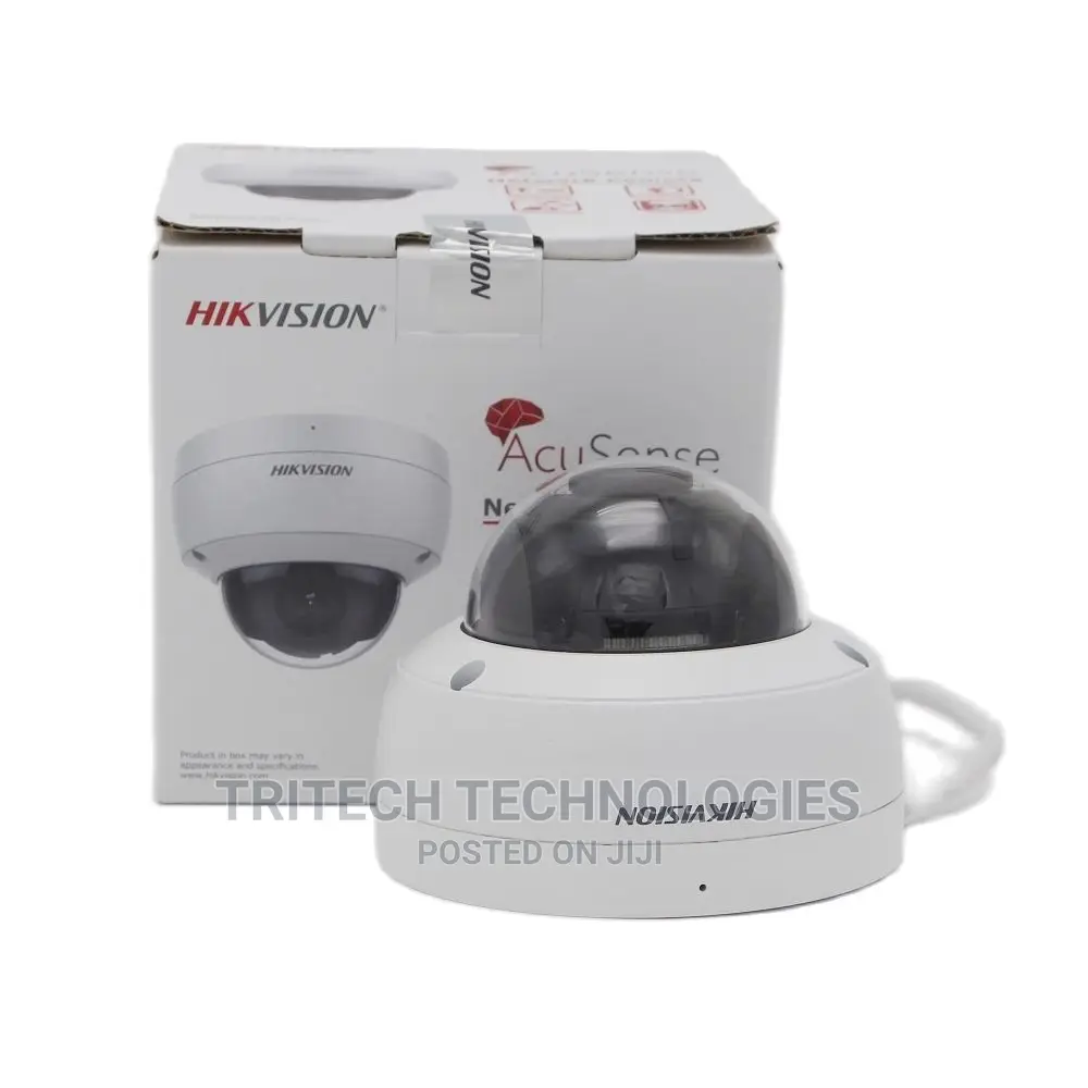 Hikvision 8 Mp Acusense Vandal Fixed Dome Network Ip Cam