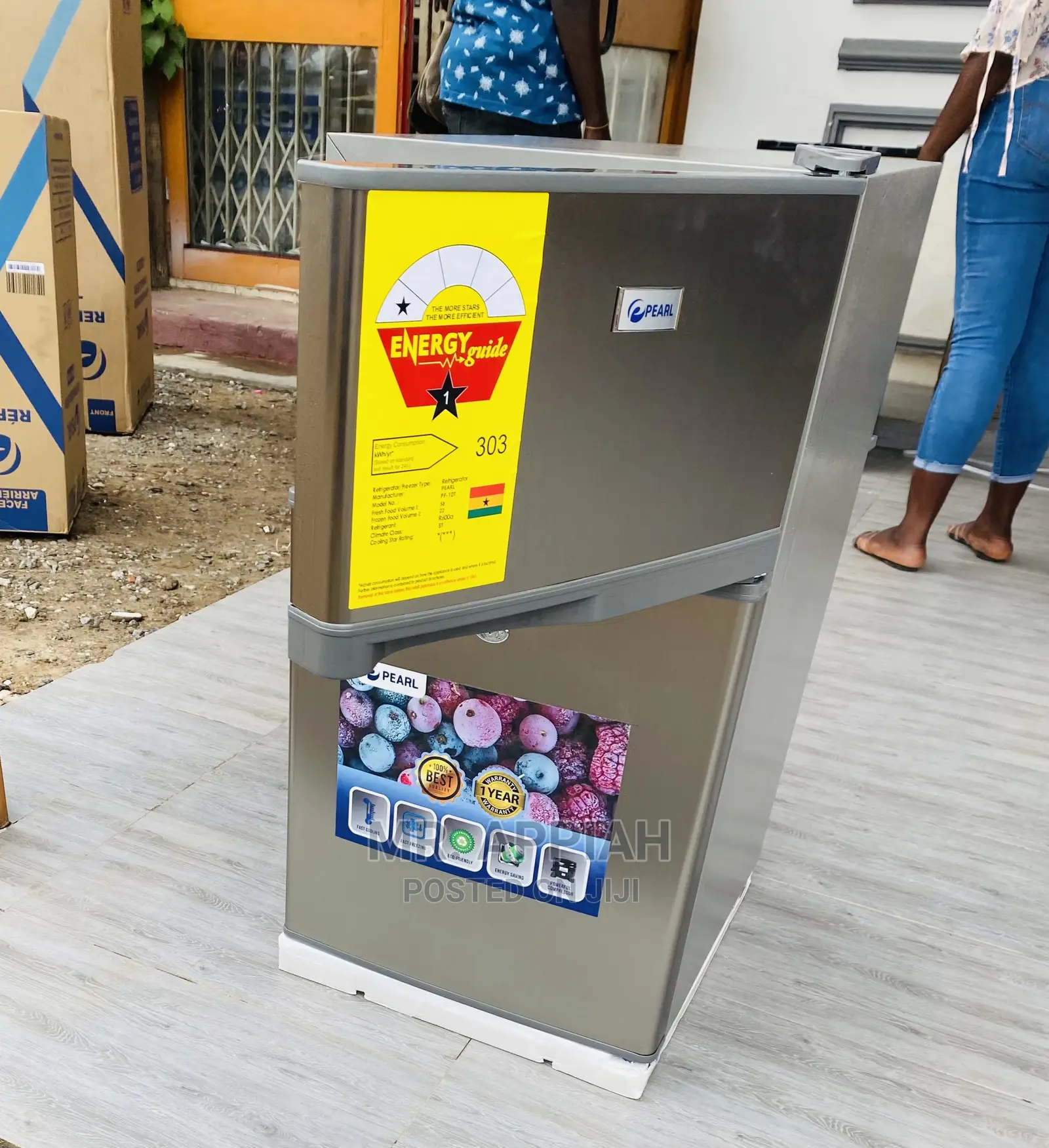 Low Cost Pearl Pf-10t Double Door Table Top Fridge