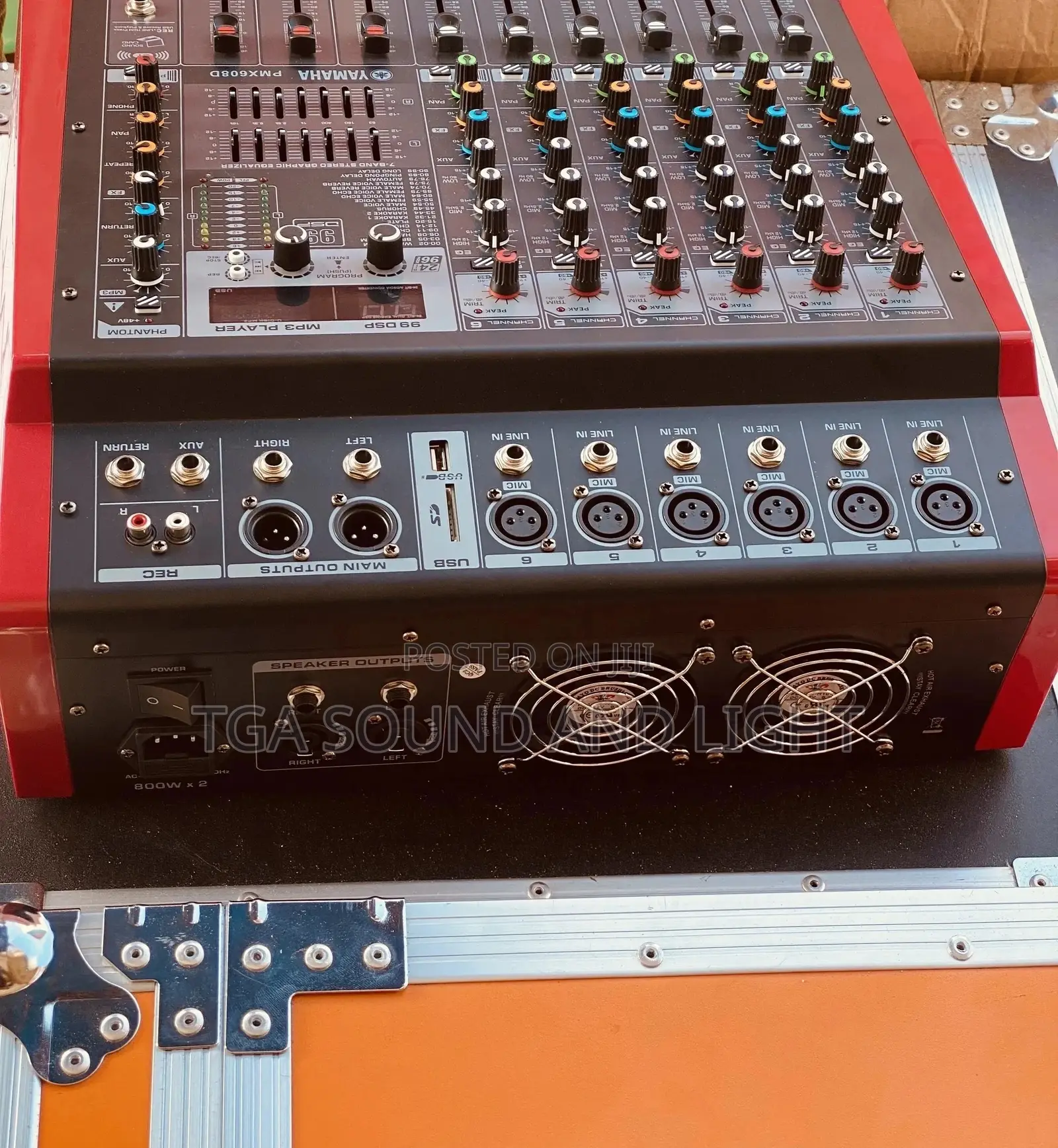 Yamaha 6 Channel Powered Mixer (Pmx608d)