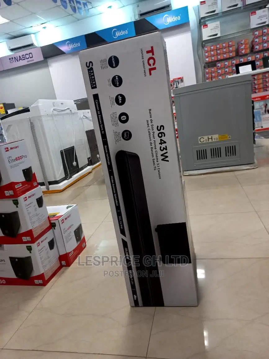 TCL 3.1ch Sound Bar With Wireless Subwoofer