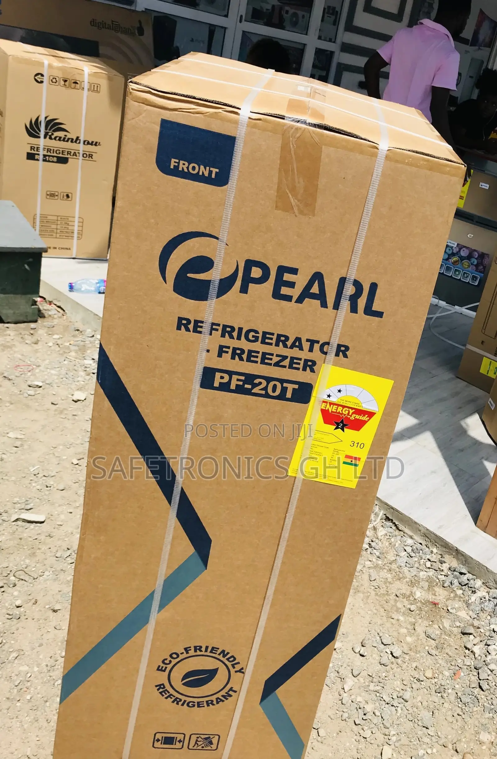 Long Lasting Doubledoor Fridge Pearl Topfreezer PF-20T
