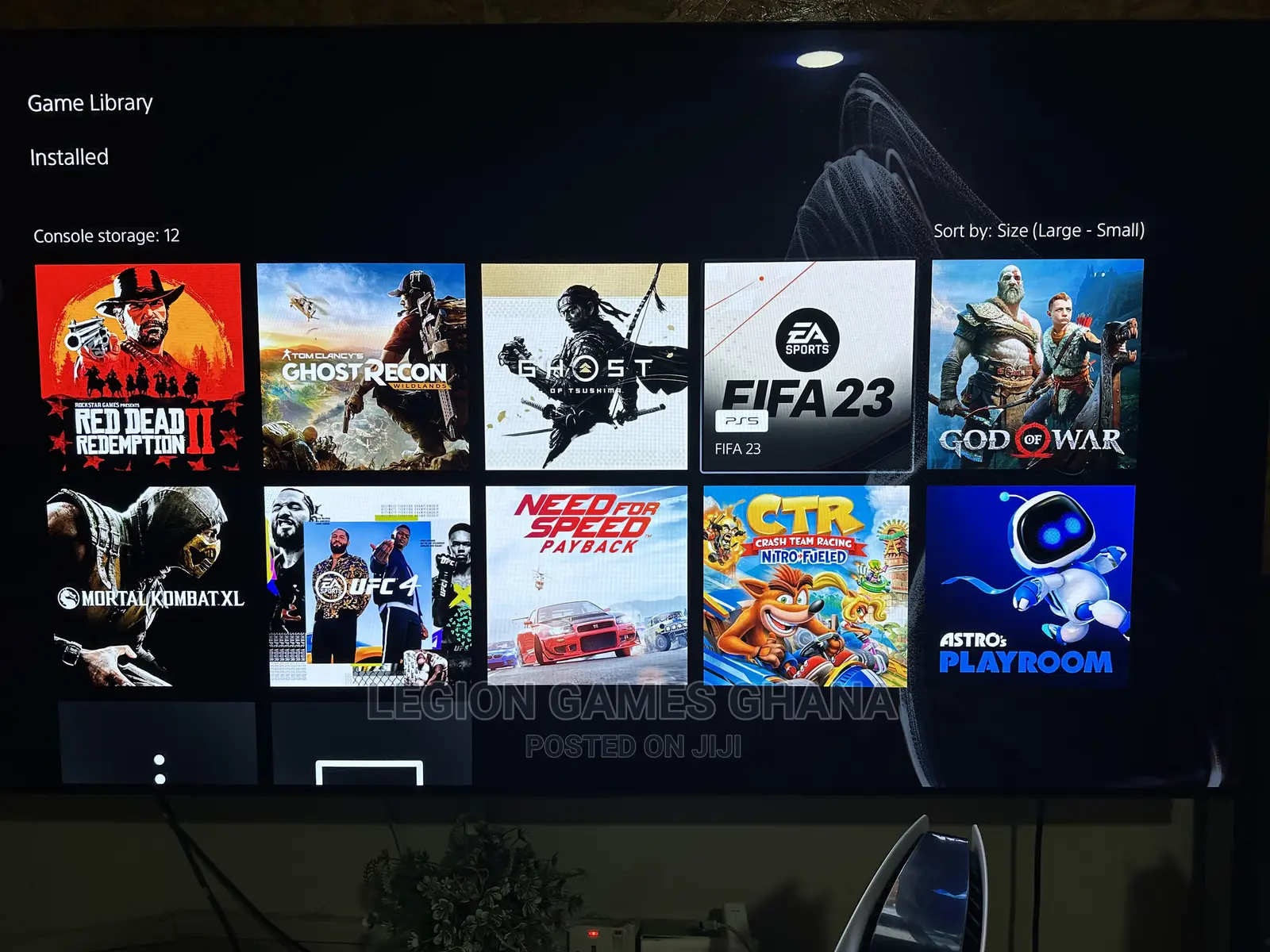 Playstation 5 With 10 Latest Games Installed