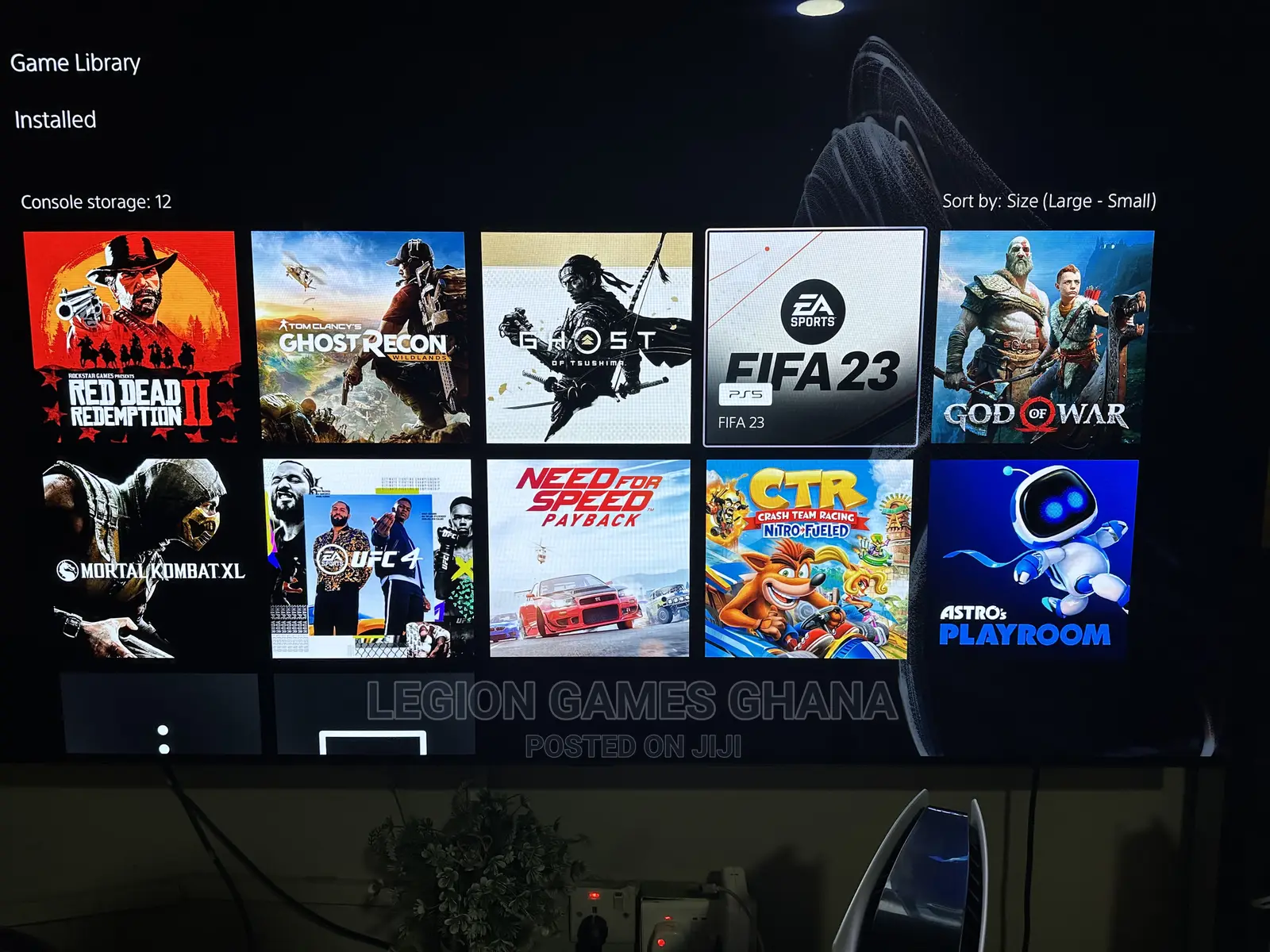 Playstation 5 With 10 Latest Games Installed