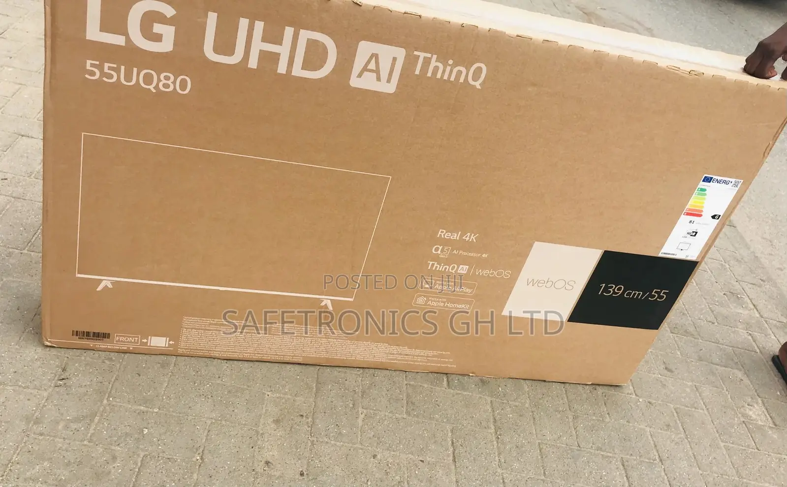 Smart Lg Crystal UHD LED 55 Inches UQ80 Best Tv