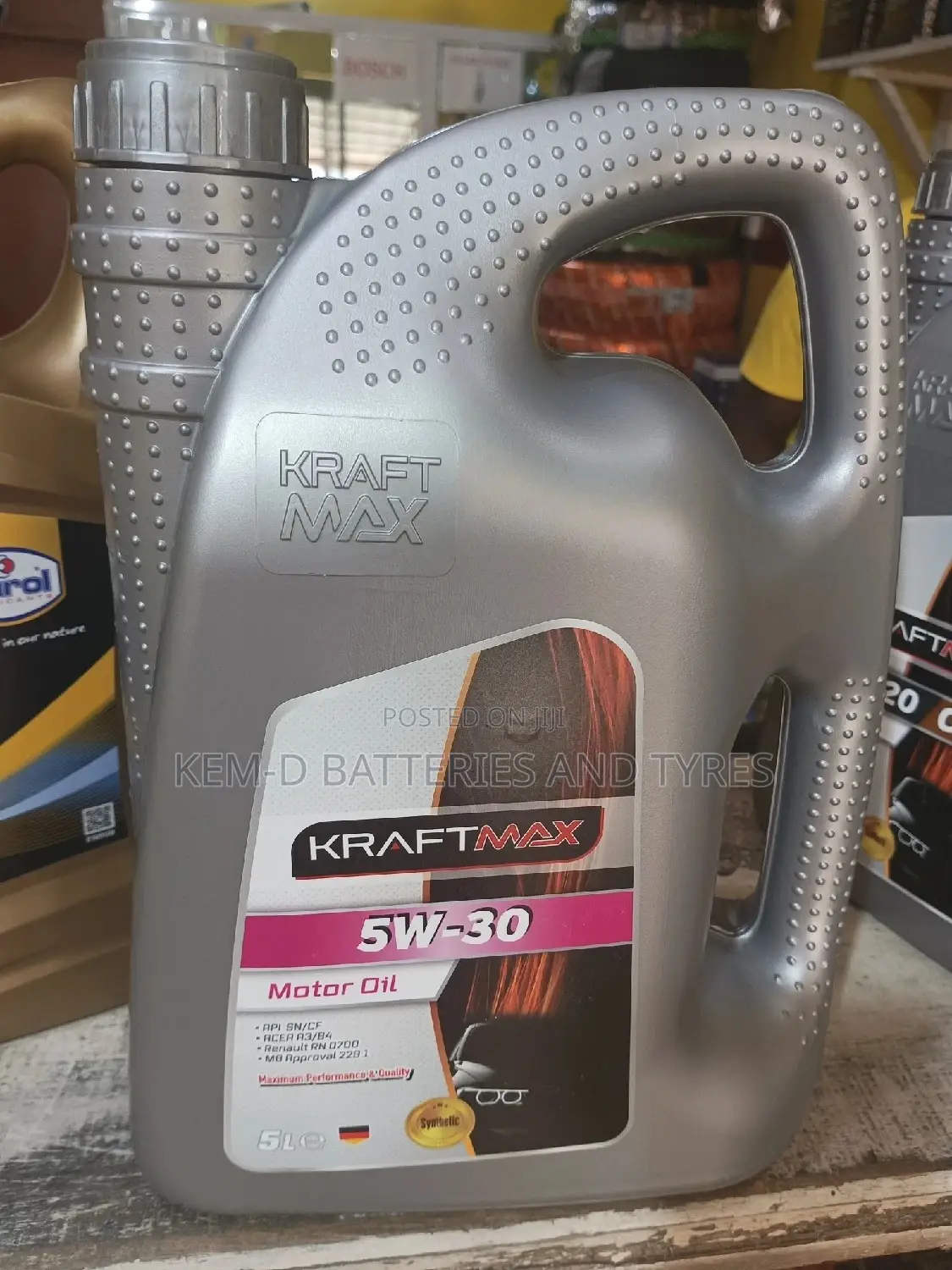 5w30 Kraftmax Synthetic Engine Oil 5litres