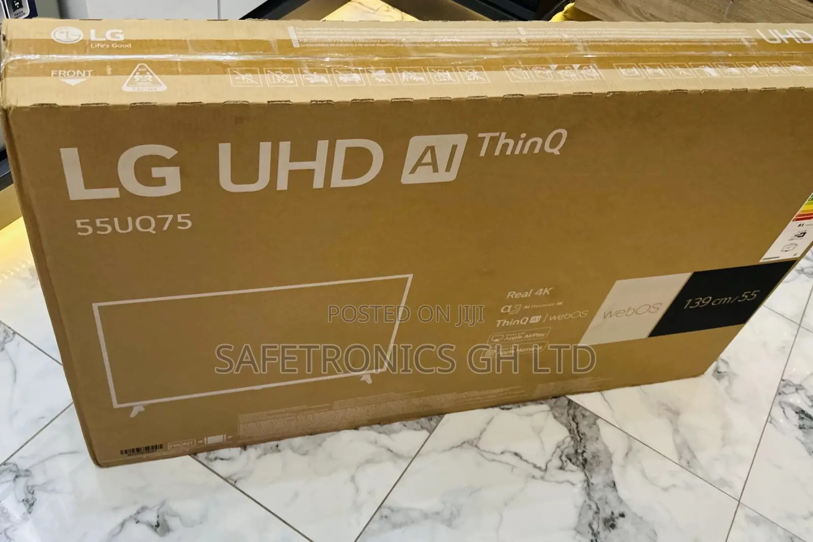 Adorable Lg 55 Inches Glossy LED UHD UQ75 Tv