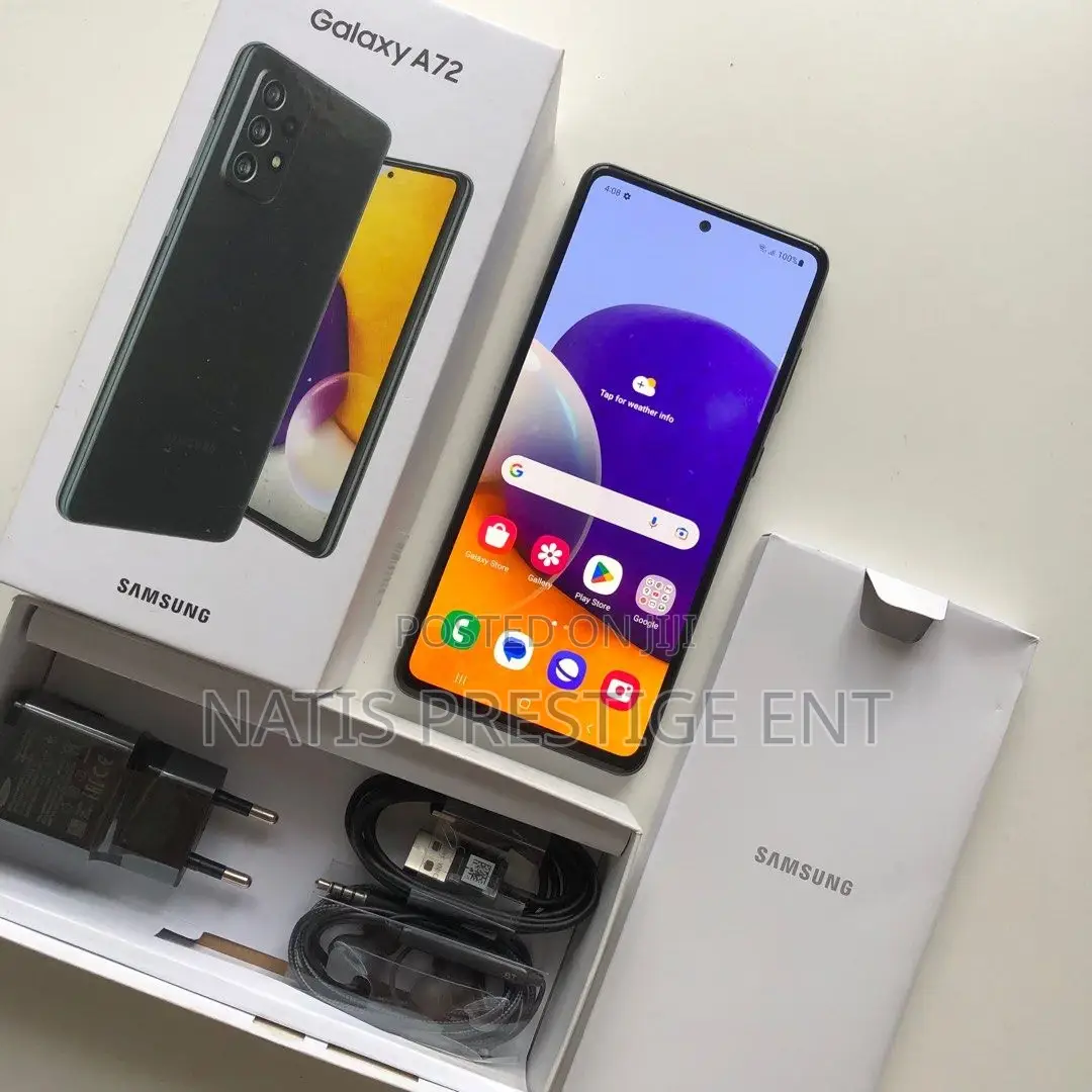 New Samsung Galaxy A72 128 GB Black
