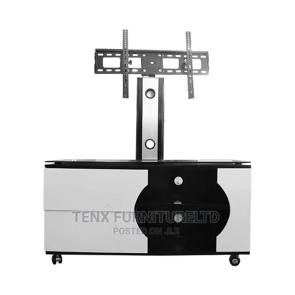 TV Stand With Bracket and Drawers(2 Wooden Drawers )