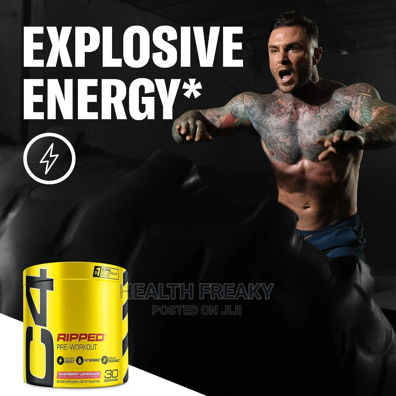 Preworkout C4 Ripped Weight Loss Energy Fat Burner