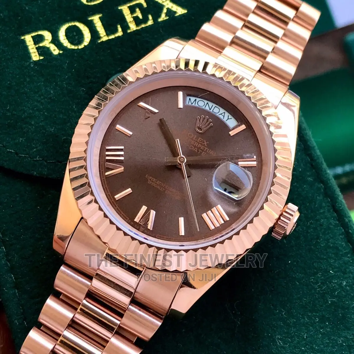 Rolex Day Date 40mm Stainless Steel Mens Watch
