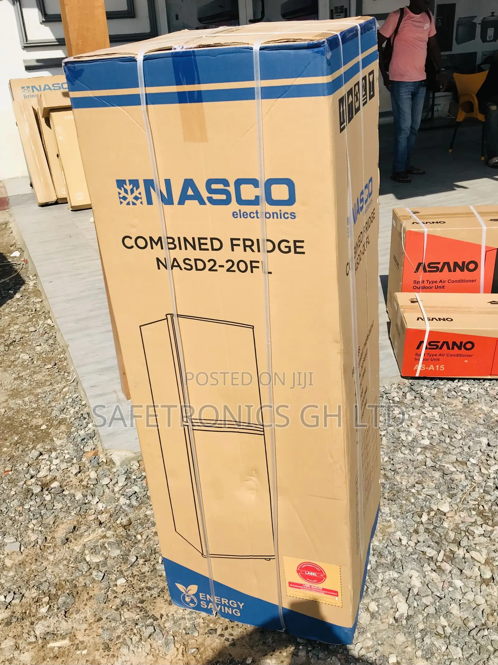 Nasco Doubledoor Nasd2-20fl Bottomfreezer Essential Fridge