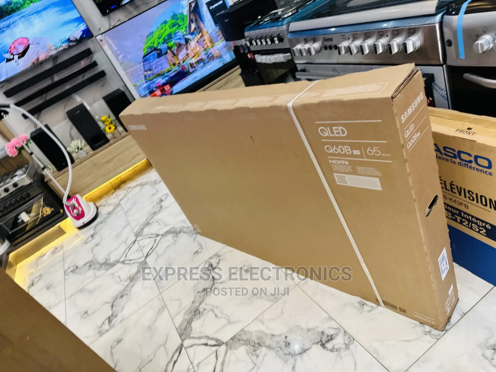 A New Slim Design Samsung 65q60b (Qled )Tv