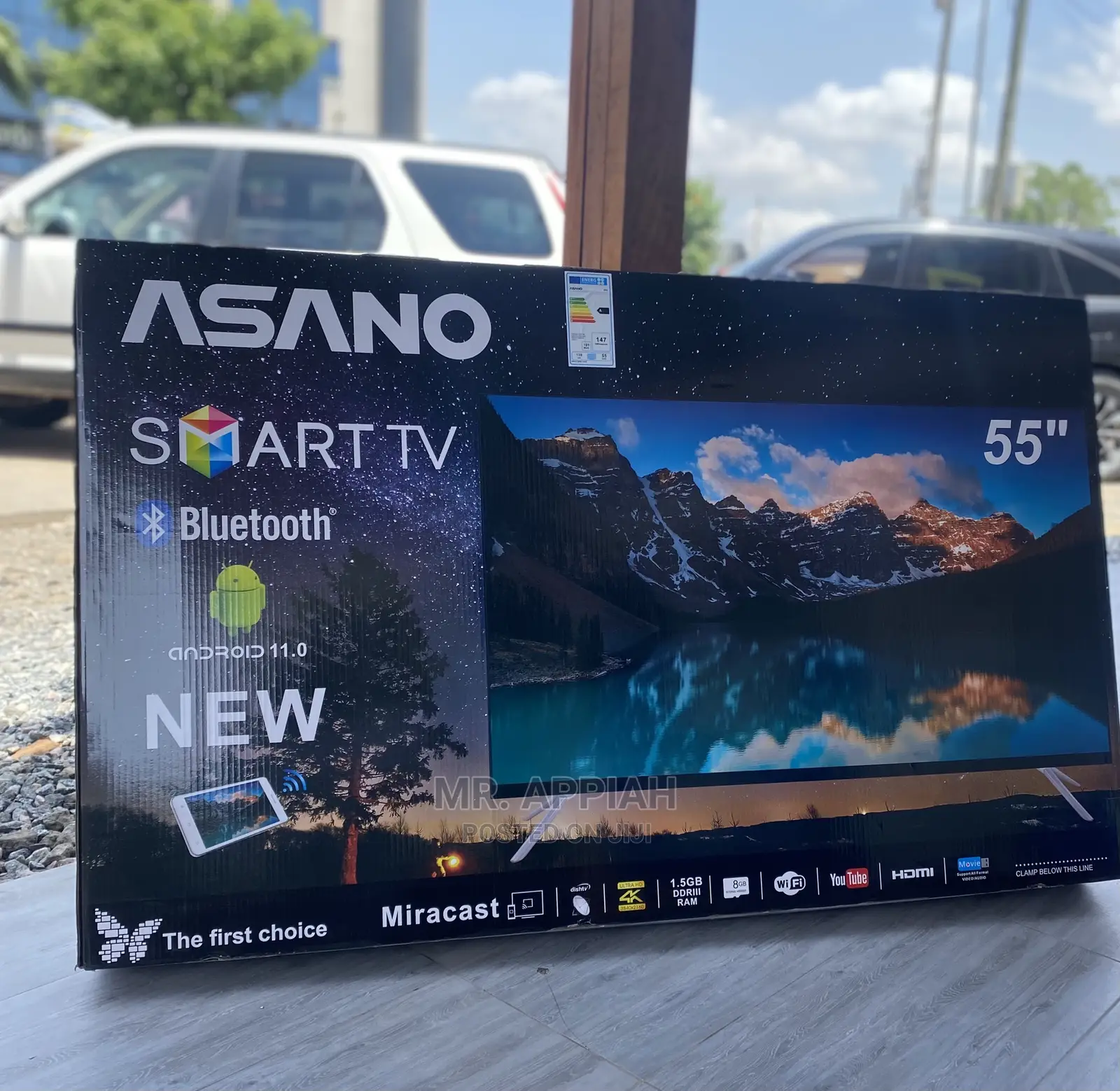 Classic Asano 55 Inch Uhd Smart Bluetooth Tv