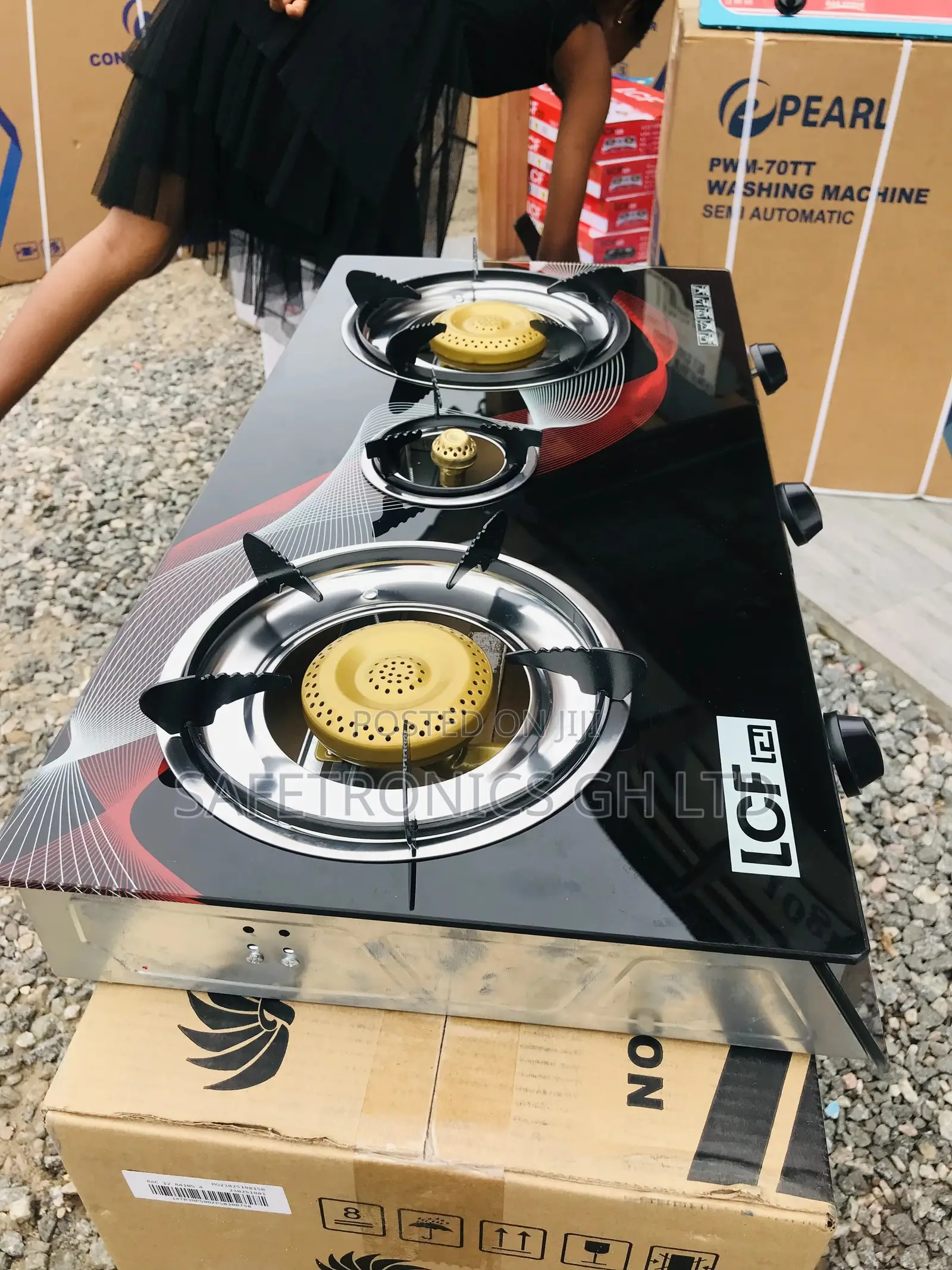 Quality LCF Gas Cooker Stove Burner Glass 3B