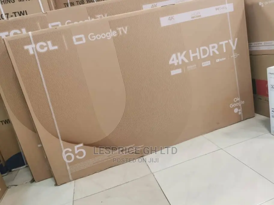 TCL 65” Android Smart Edgeless Design TV
