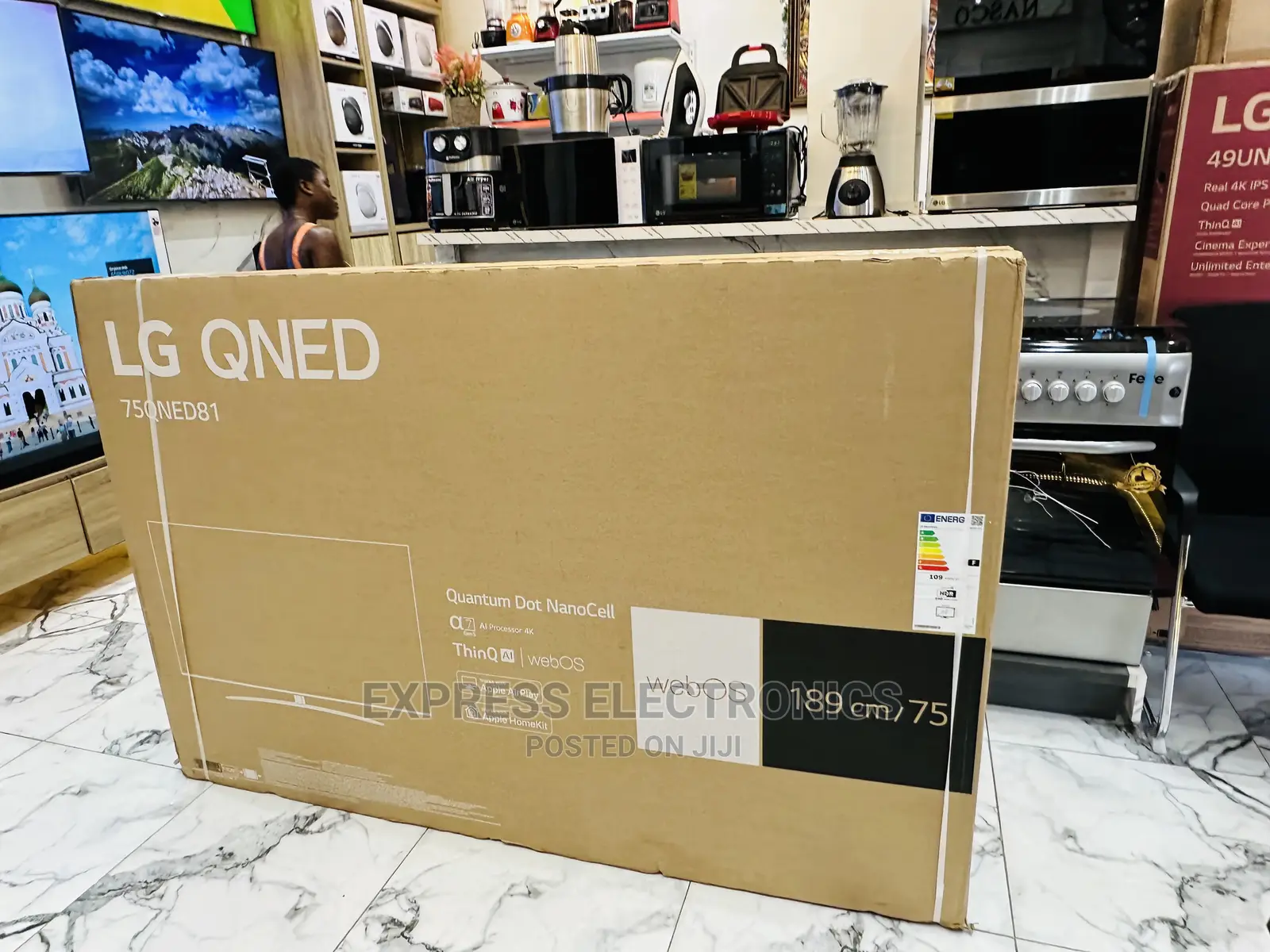 A New Sleek Slim 75QNED813 LG Tv  UHD Smart Tv