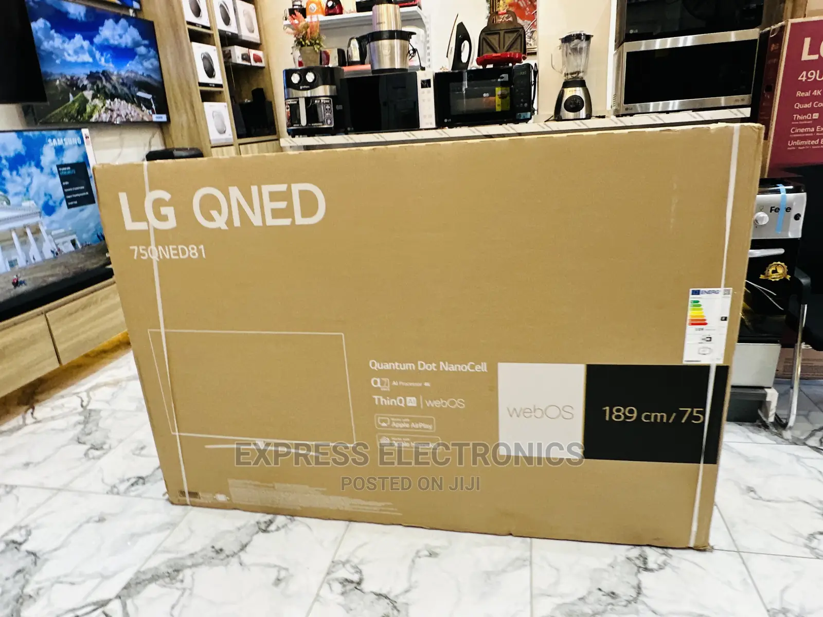 A New Sleek Slim 75QNED813 LG Tv  UHD Smart Tv