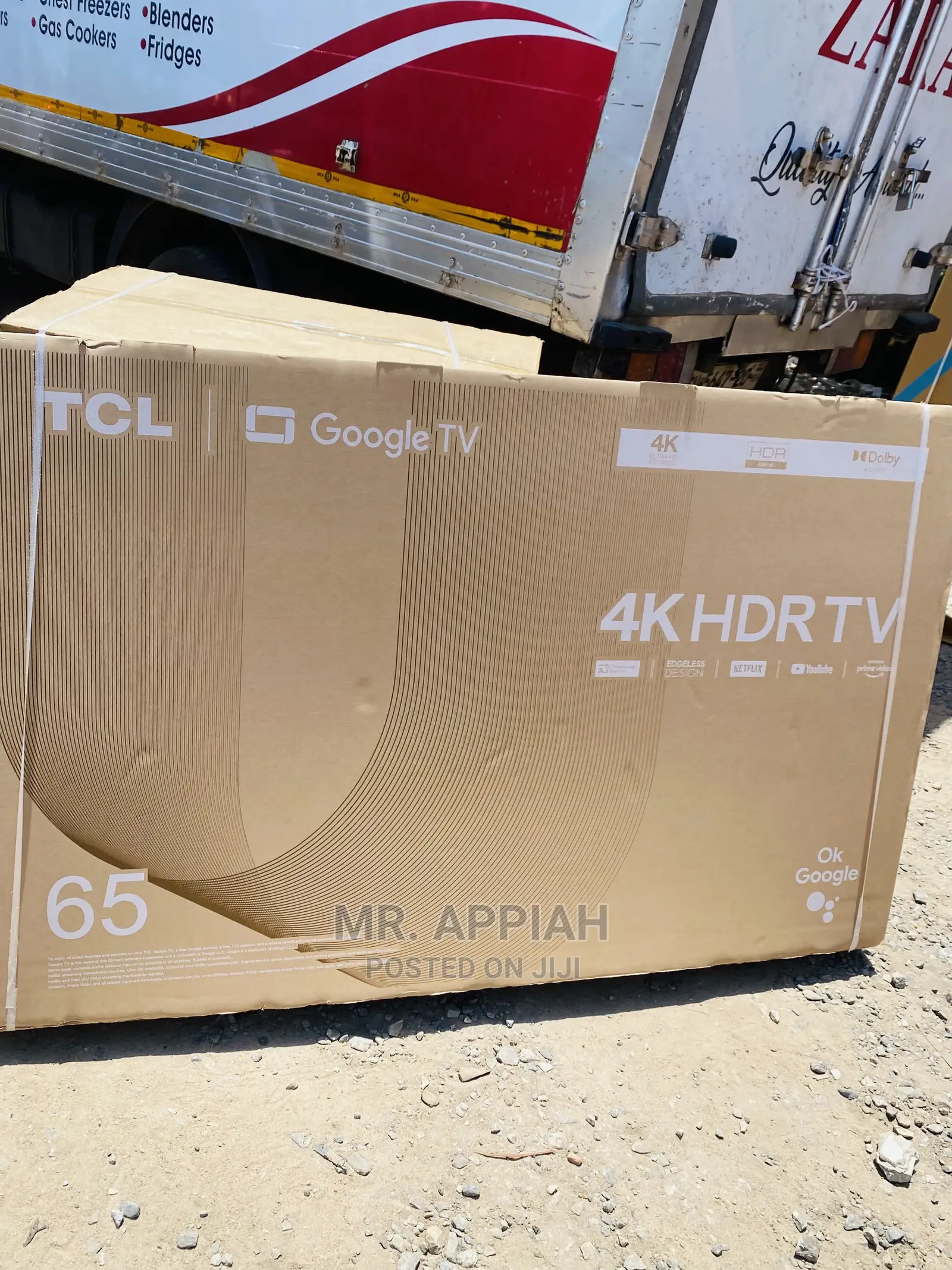 Classic TCL 55 Inch HDR 65p635 Smart Tv(Black)