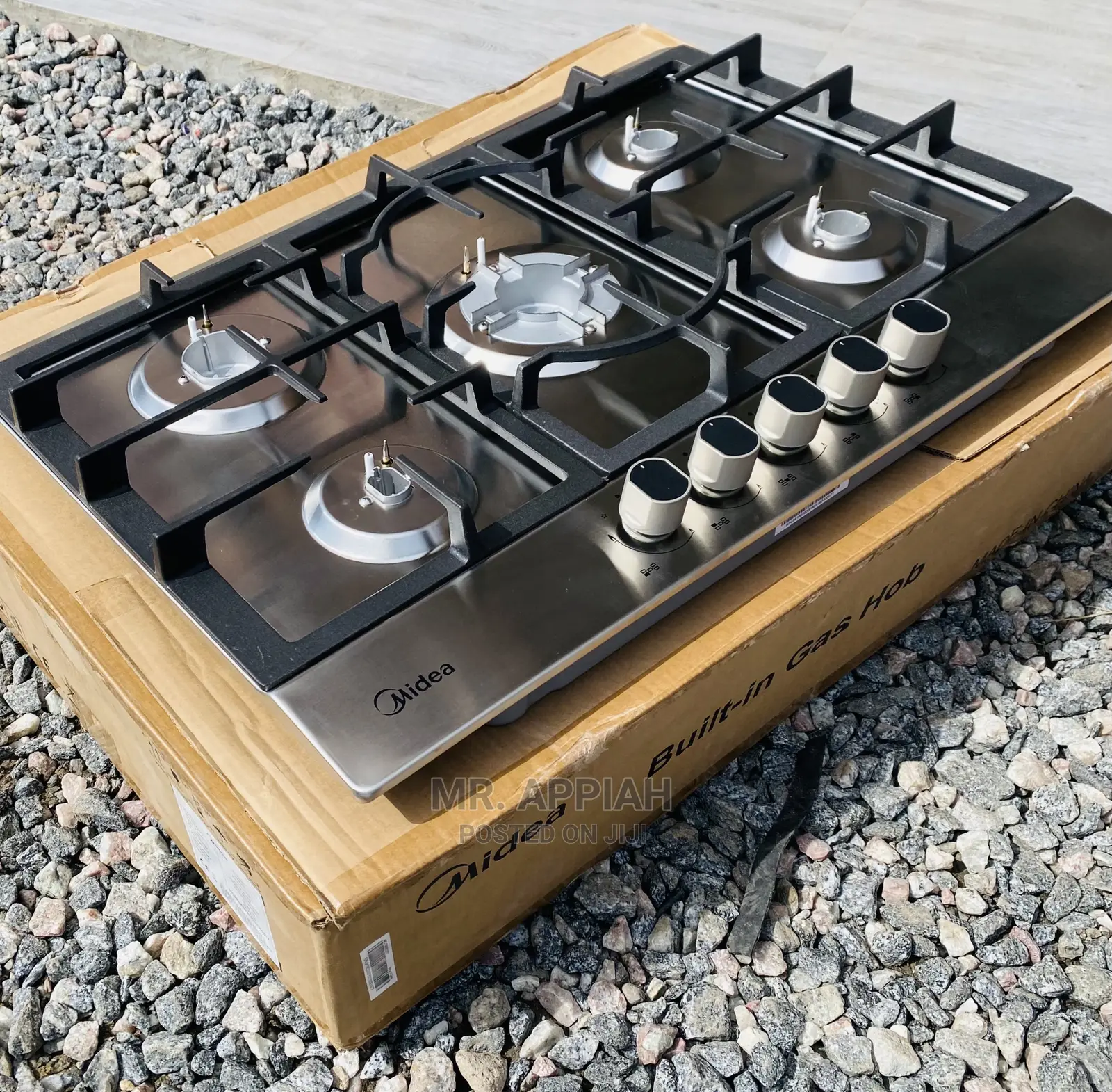 Sealed in Box Midea Built-in 4 Gas Ignition Cooker 75G50ME.