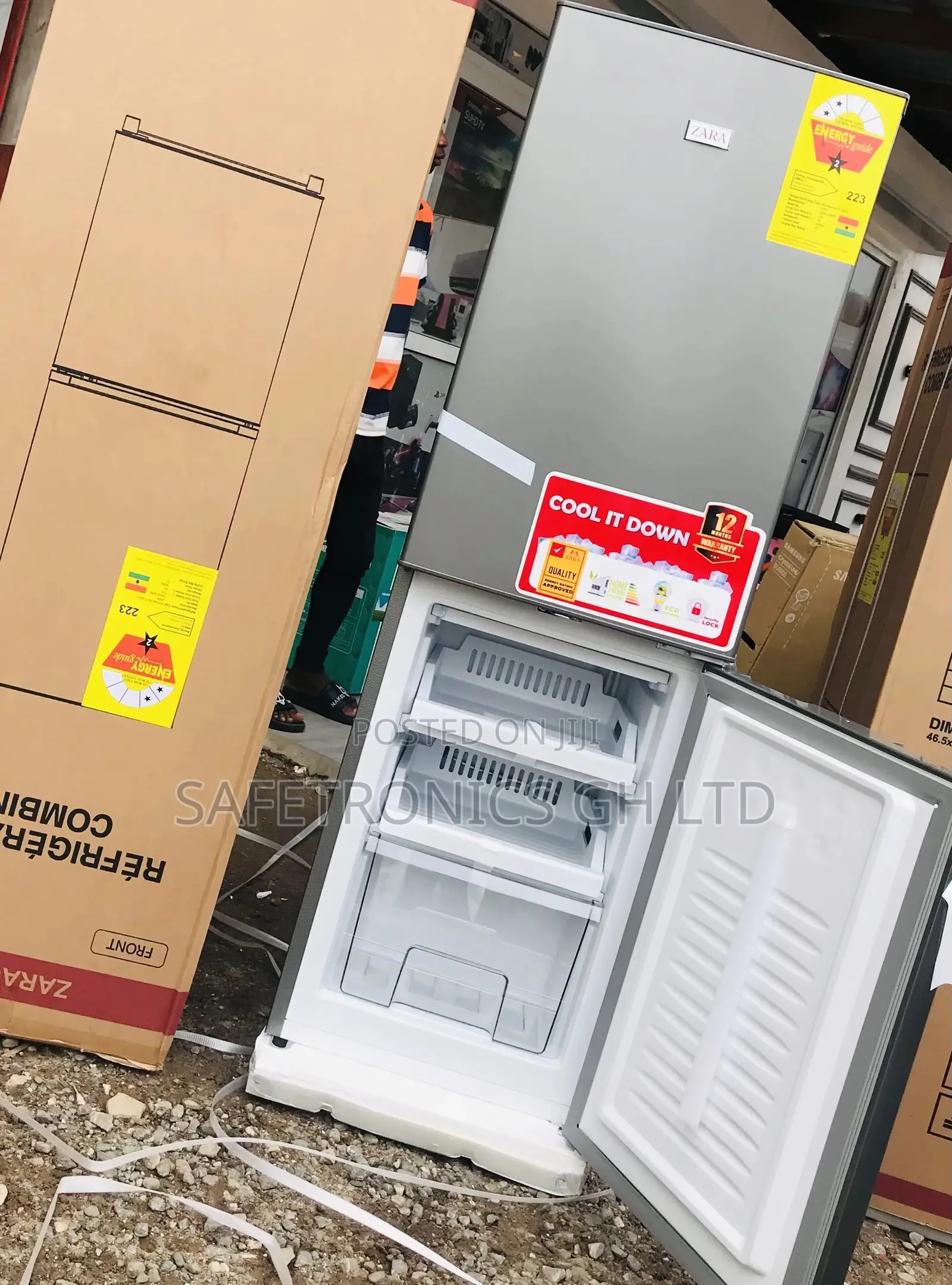 Available Bottomfreezer Doubledoor Zara240bf Fridge