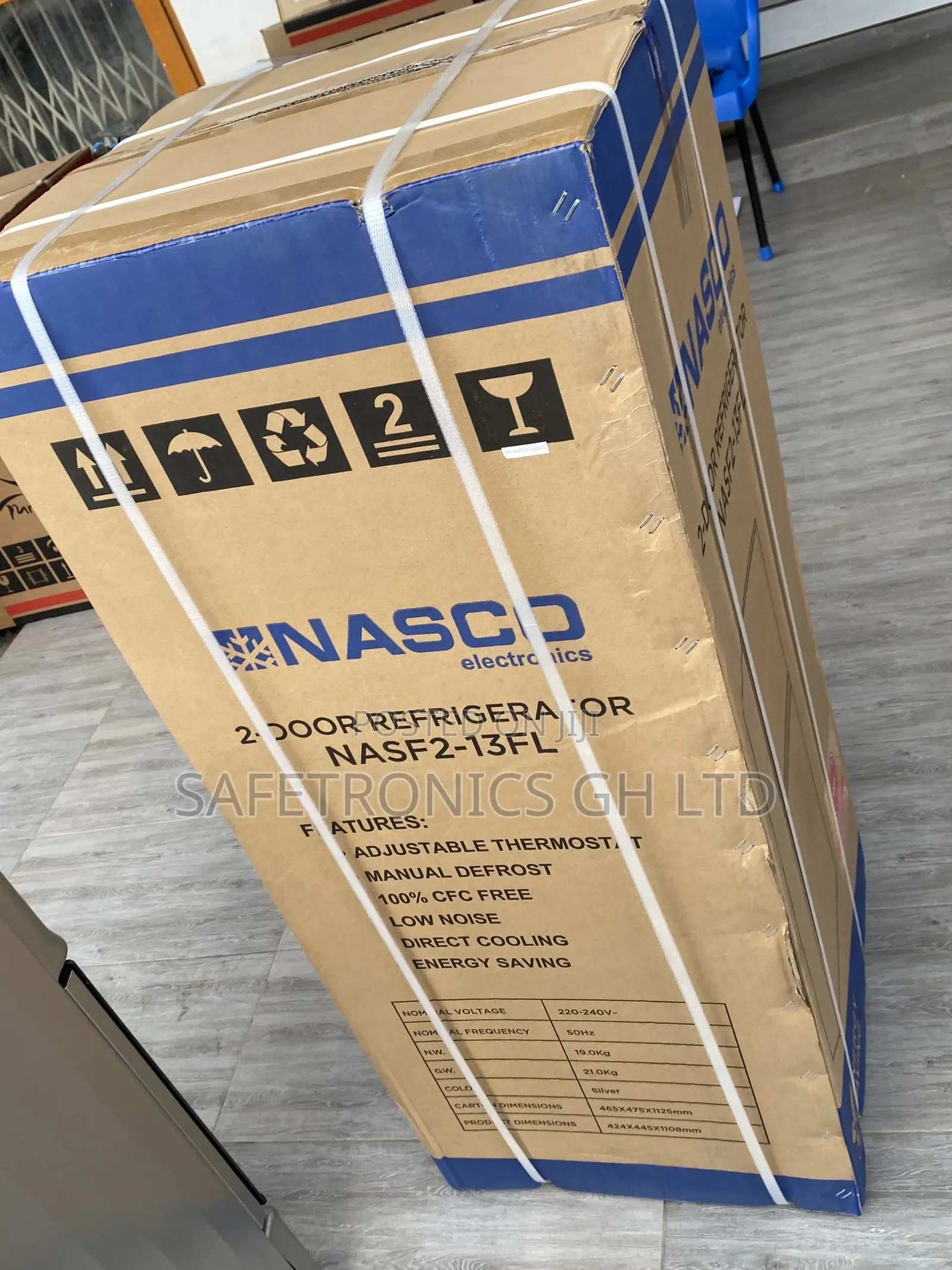 Essential Topfreezer Doubledoor Nasf2-13fl Fridge