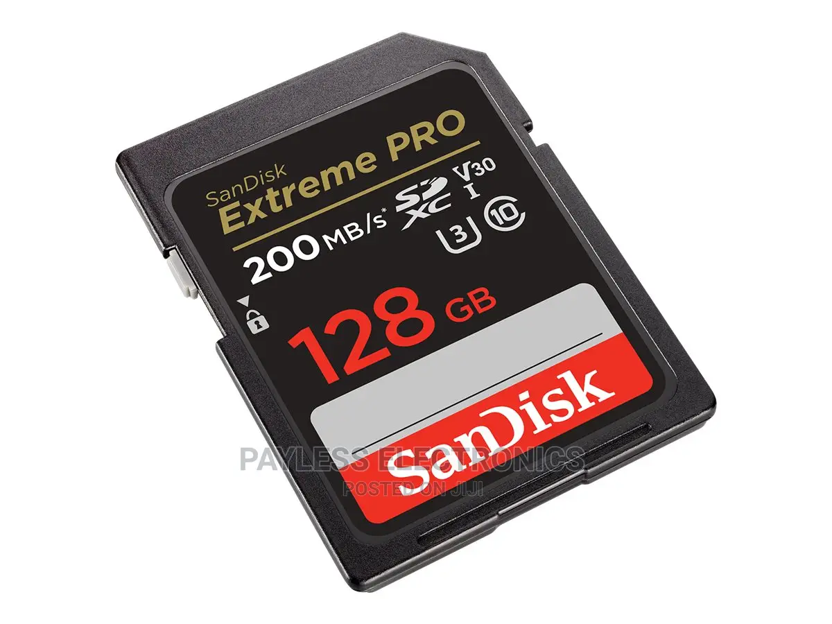 Sandisk 128gb Extreme Pro Camera Memory Card