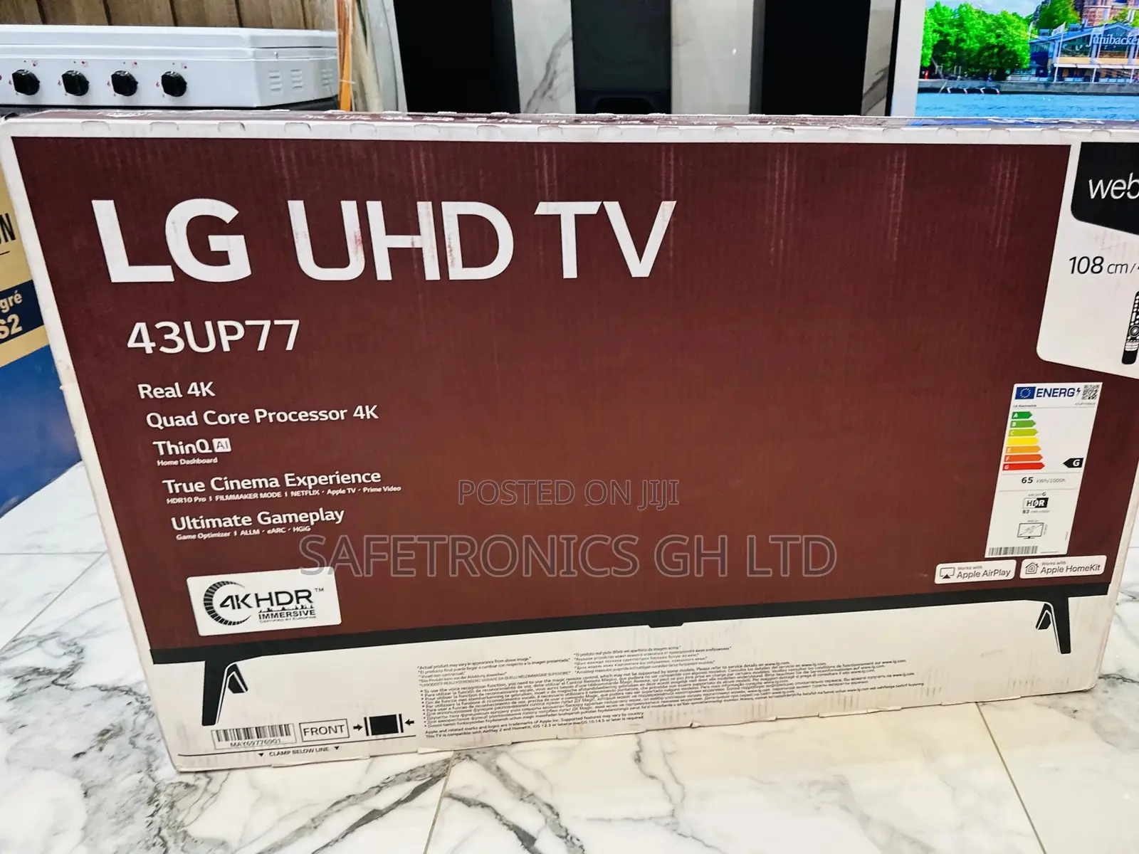 Original Smart Lg 43 Inches UP77 Glossy LED Glossy Tv