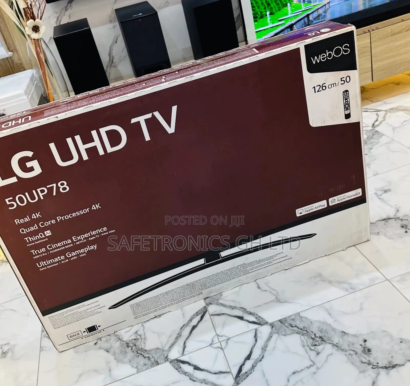 UHD Smart LED LG 50 Inches Glossy UP78 Tv
