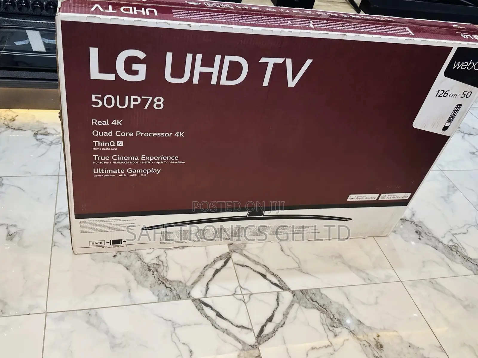 UHD Smart LED LG 50 Inches Glossy UP78 Tv
