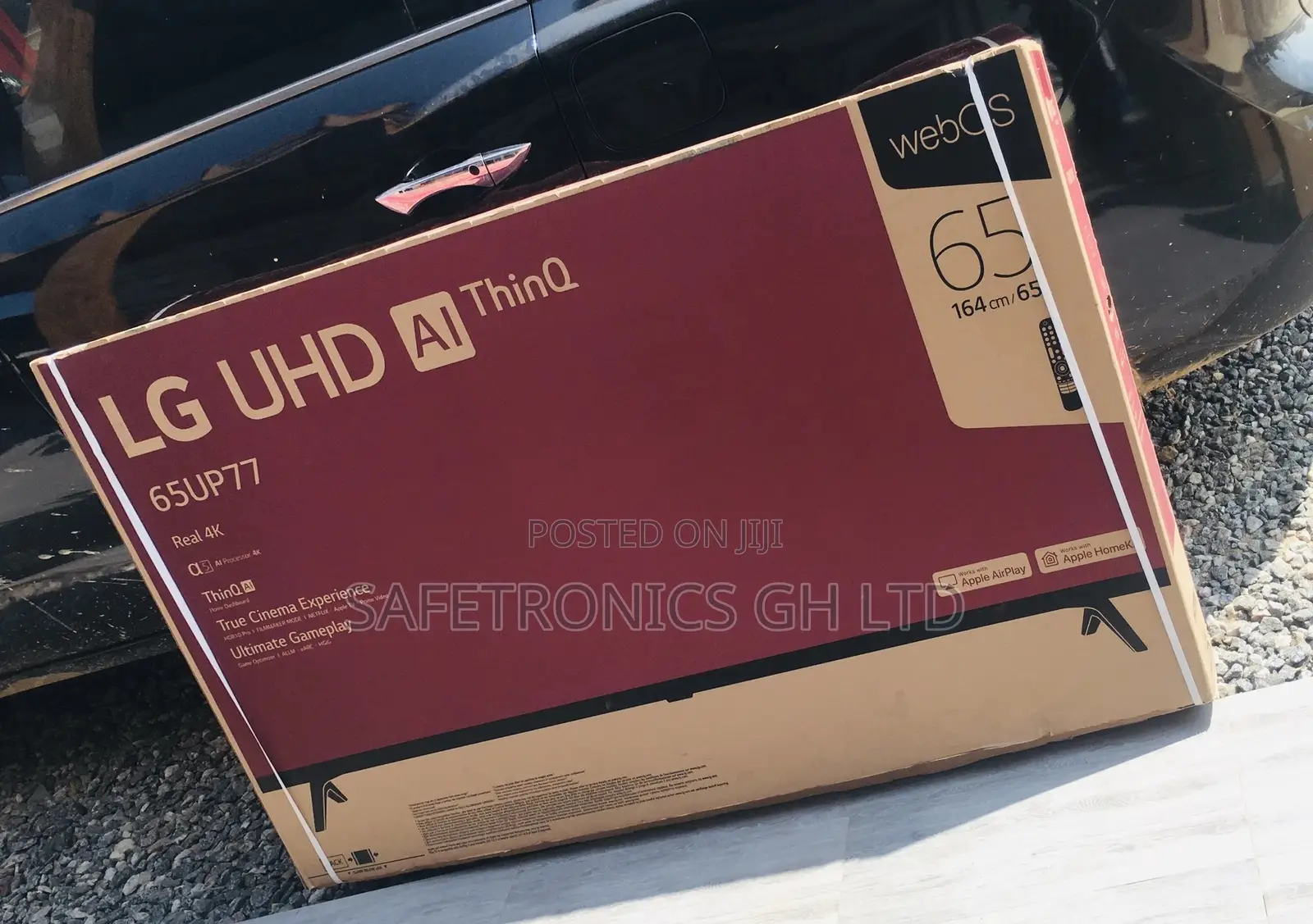  LED Clear LG 65 Inches Glossy UP77 Smart UHD Tv